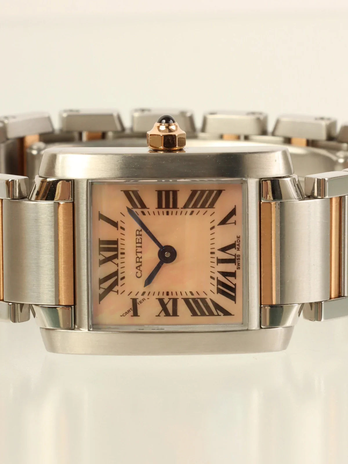 CARTIER Tank Francaise Sm Silver/Shell Pink