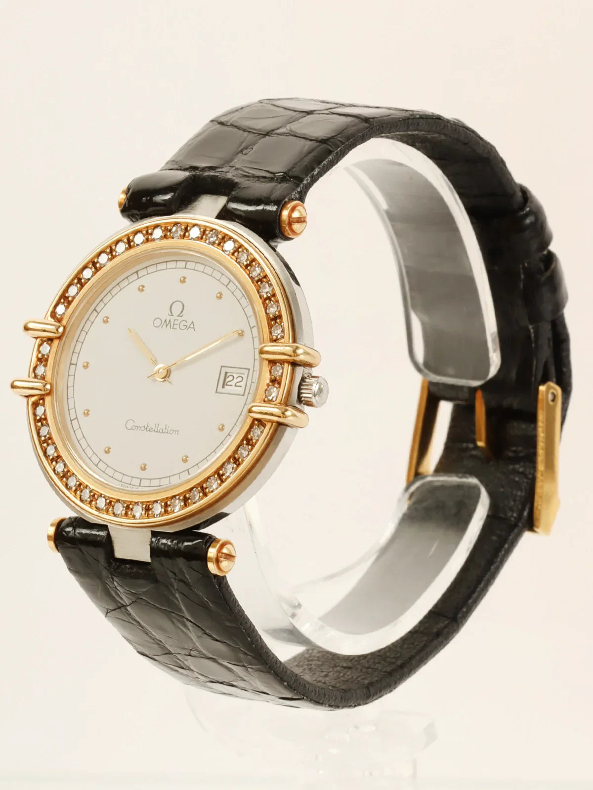 OMEGA Diamond Bezel Constellation Black/Gold