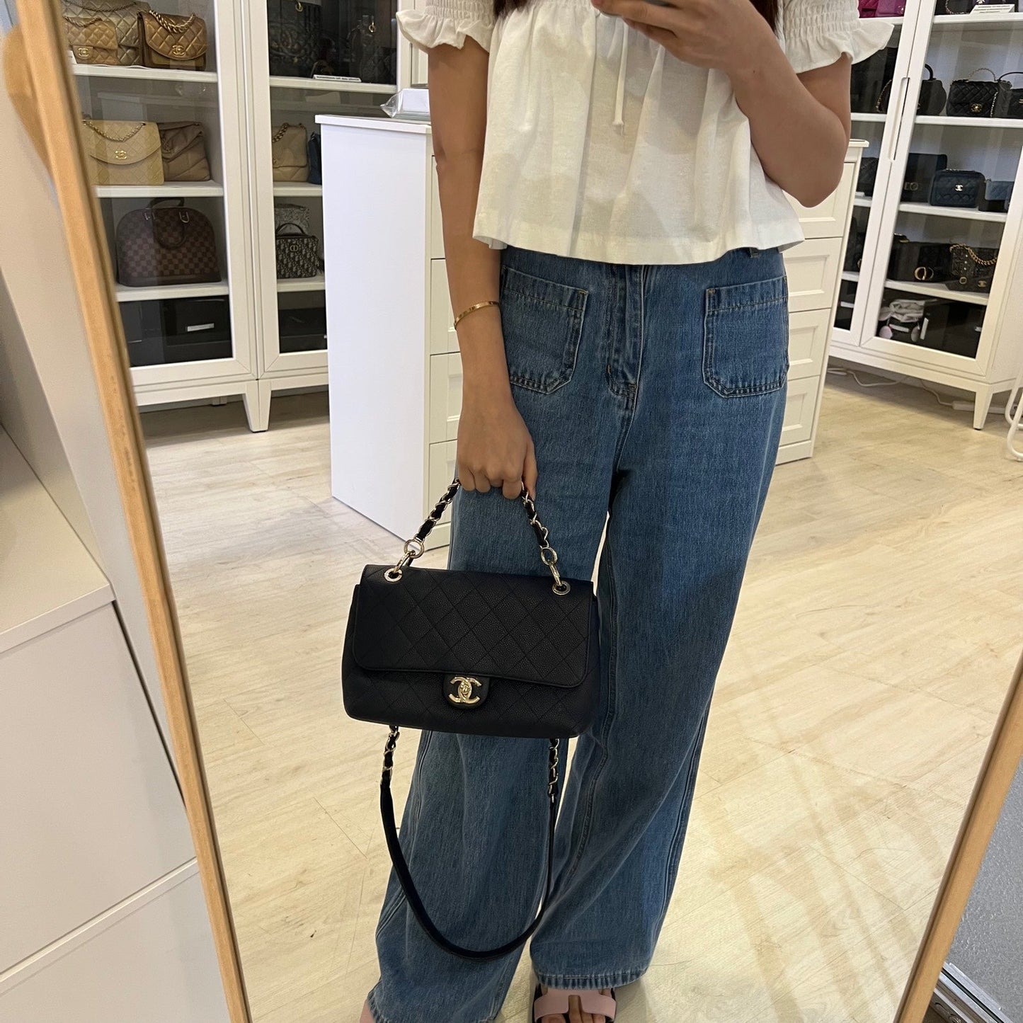GLM-City Walk Flap in Navy Caviar LGHW (Model: AS1574)