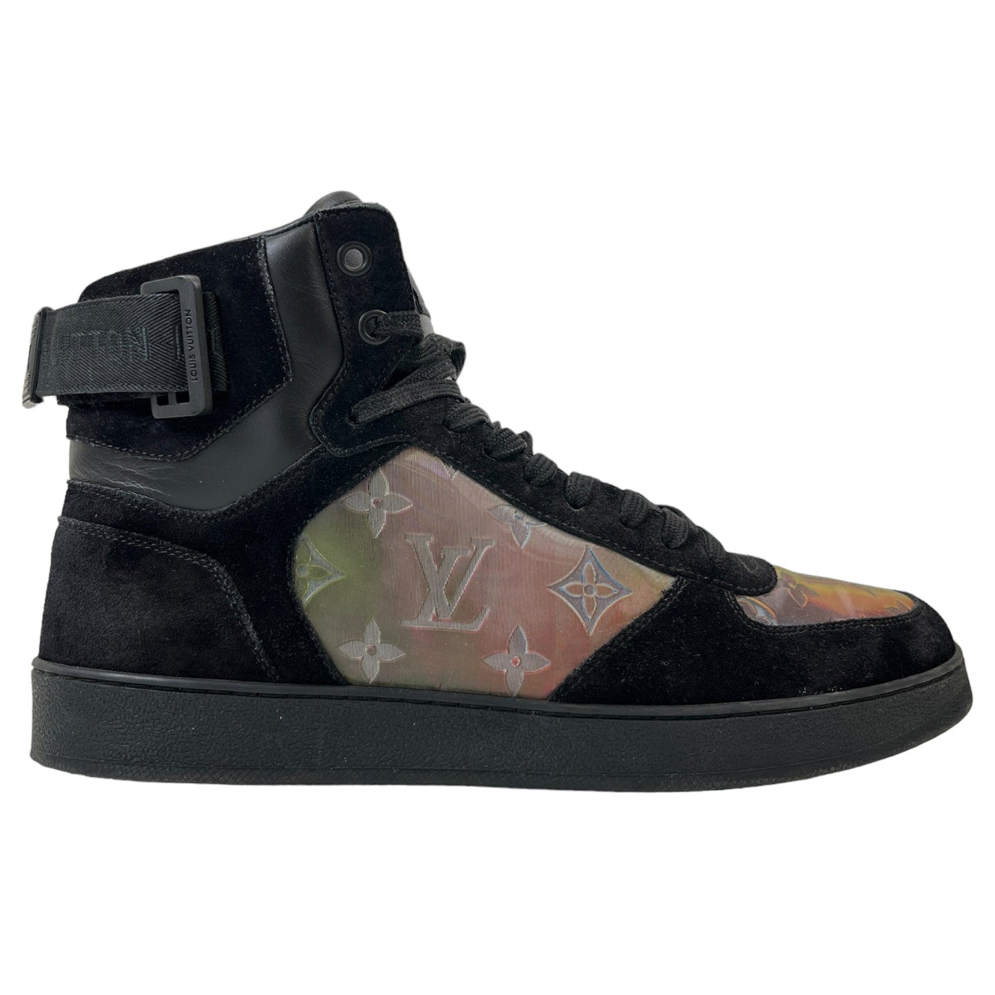 Men's Rivoli Iridescent High Trainers Black Size EU 41 / UK 7