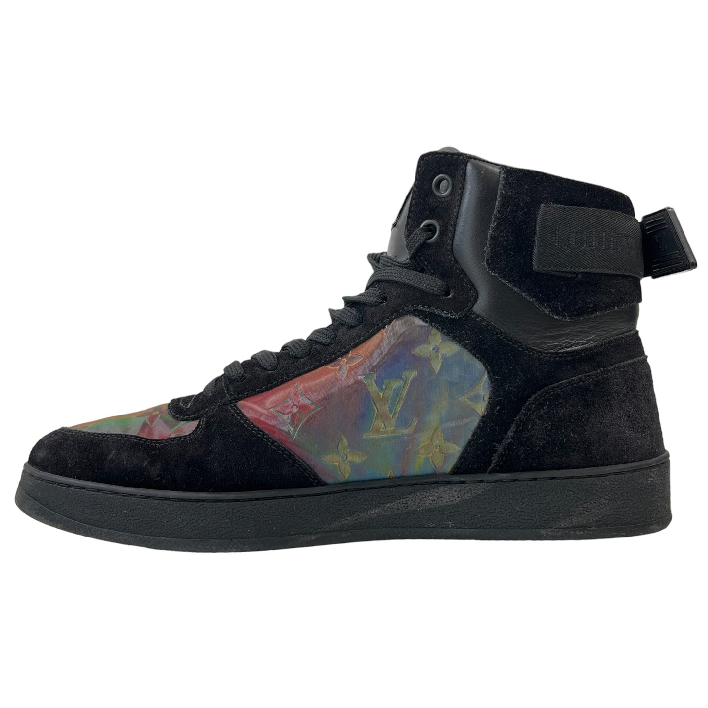 Men's Rivoli Iridescent High Trainers Black Size EU 41 / UK 7