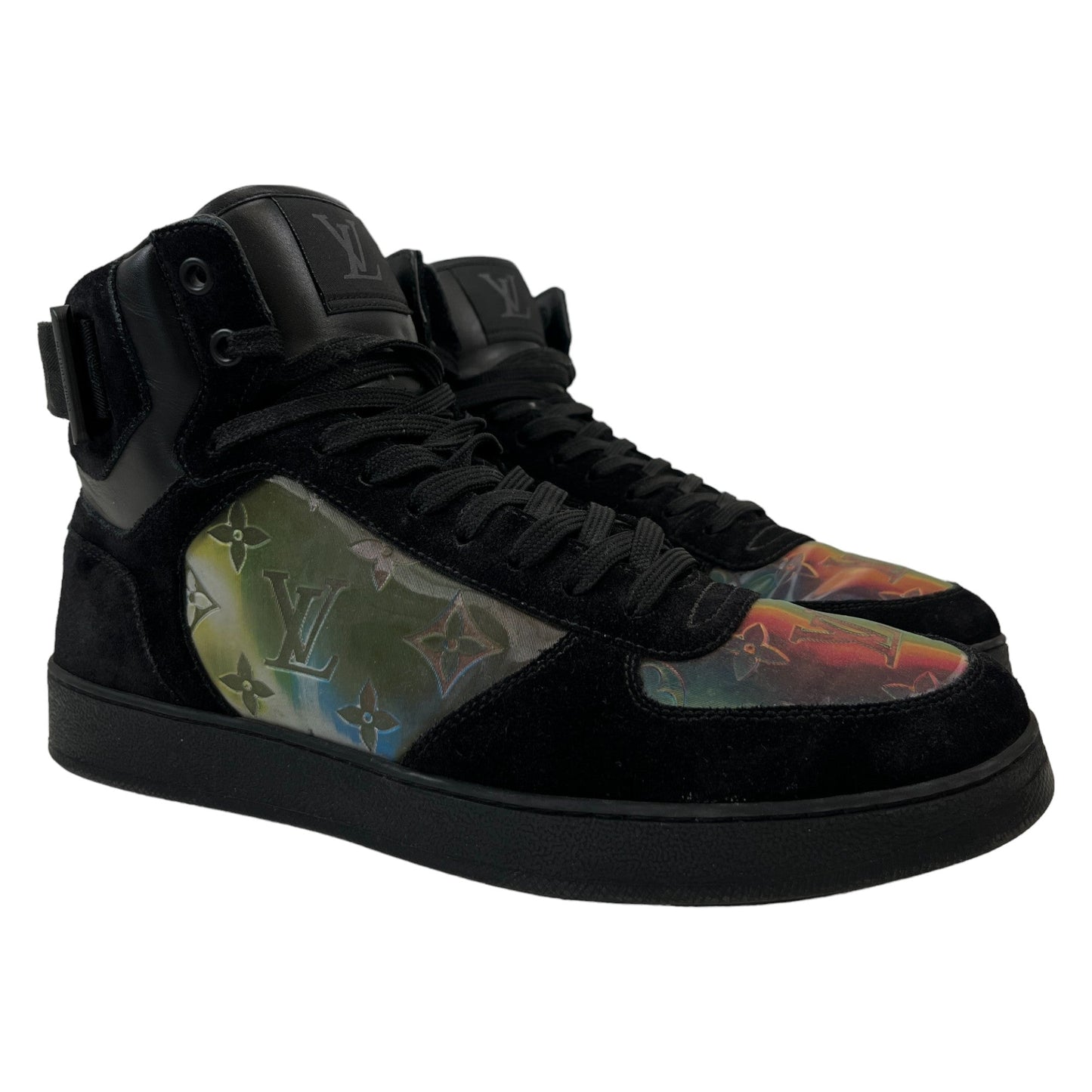 Men's Rivoli Iridescent High Trainers Black Size EU 41 / UK 7