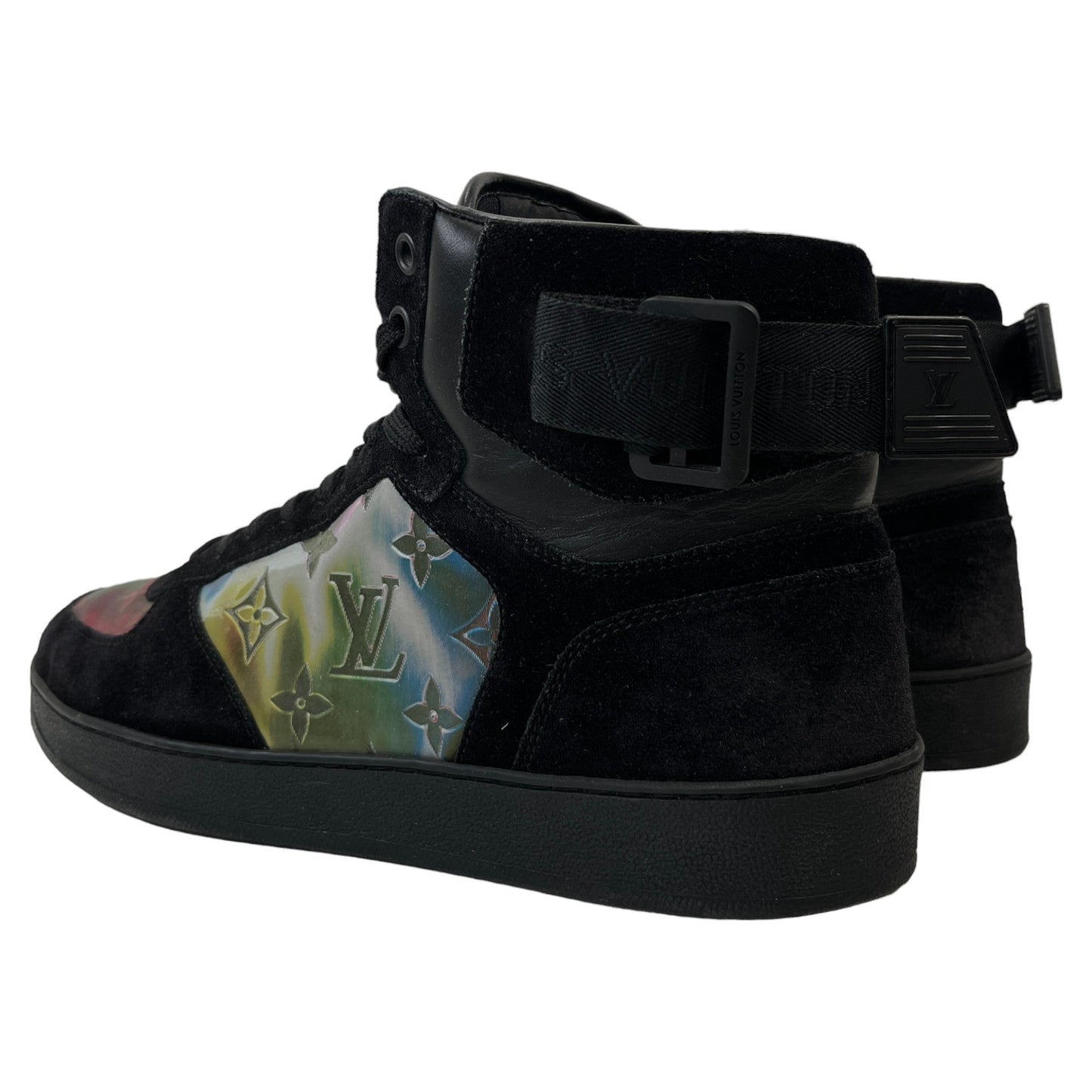 Men's Rivoli Iridescent High Trainers Black Size EU 41 / UK 7