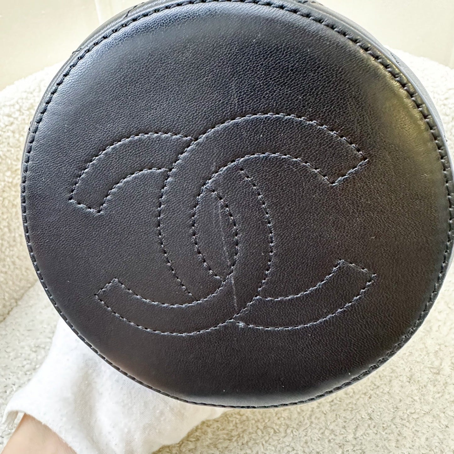 GLM-21K Small Vanity in Black Lambskin AGHW