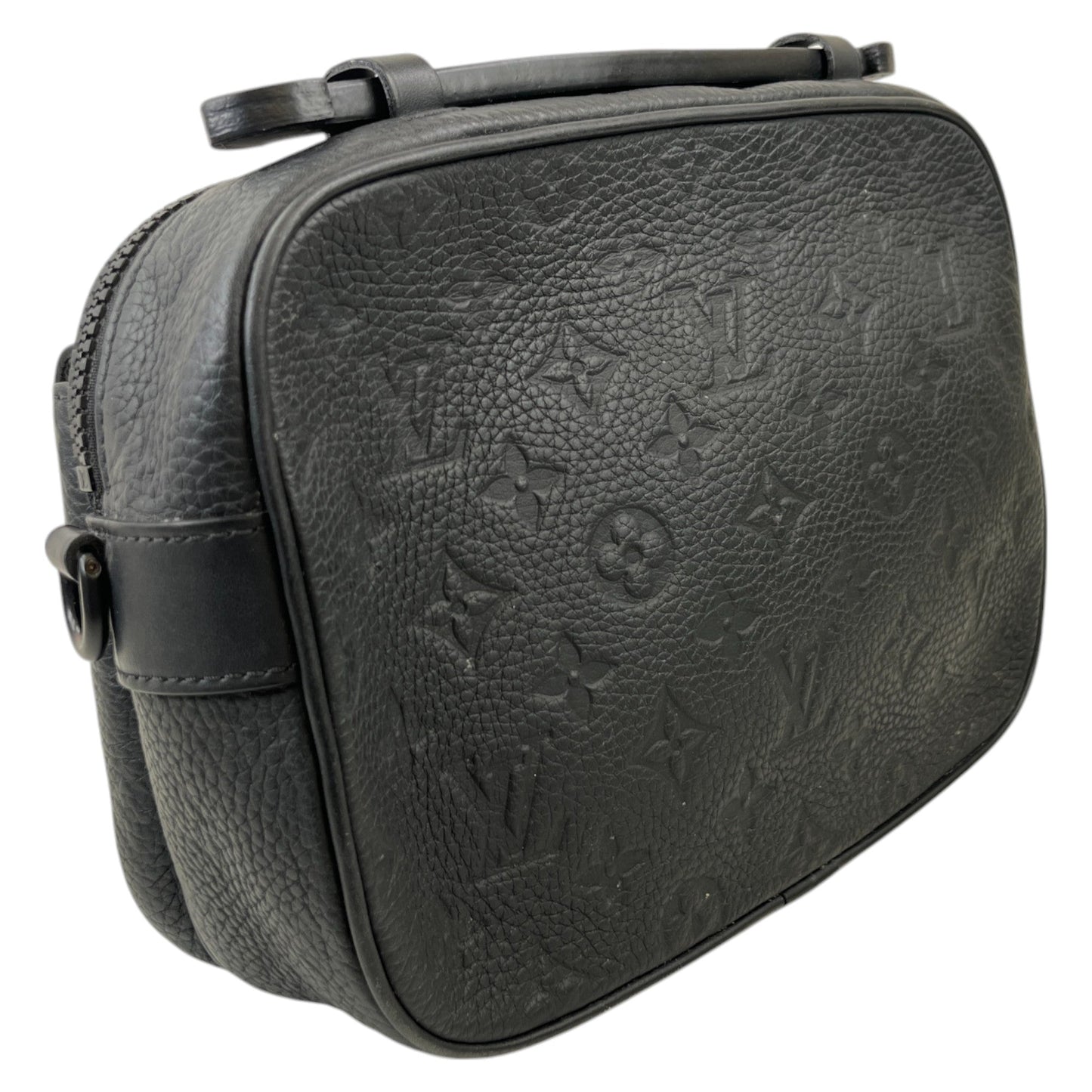 Men's S Lock Messenger Bag Black