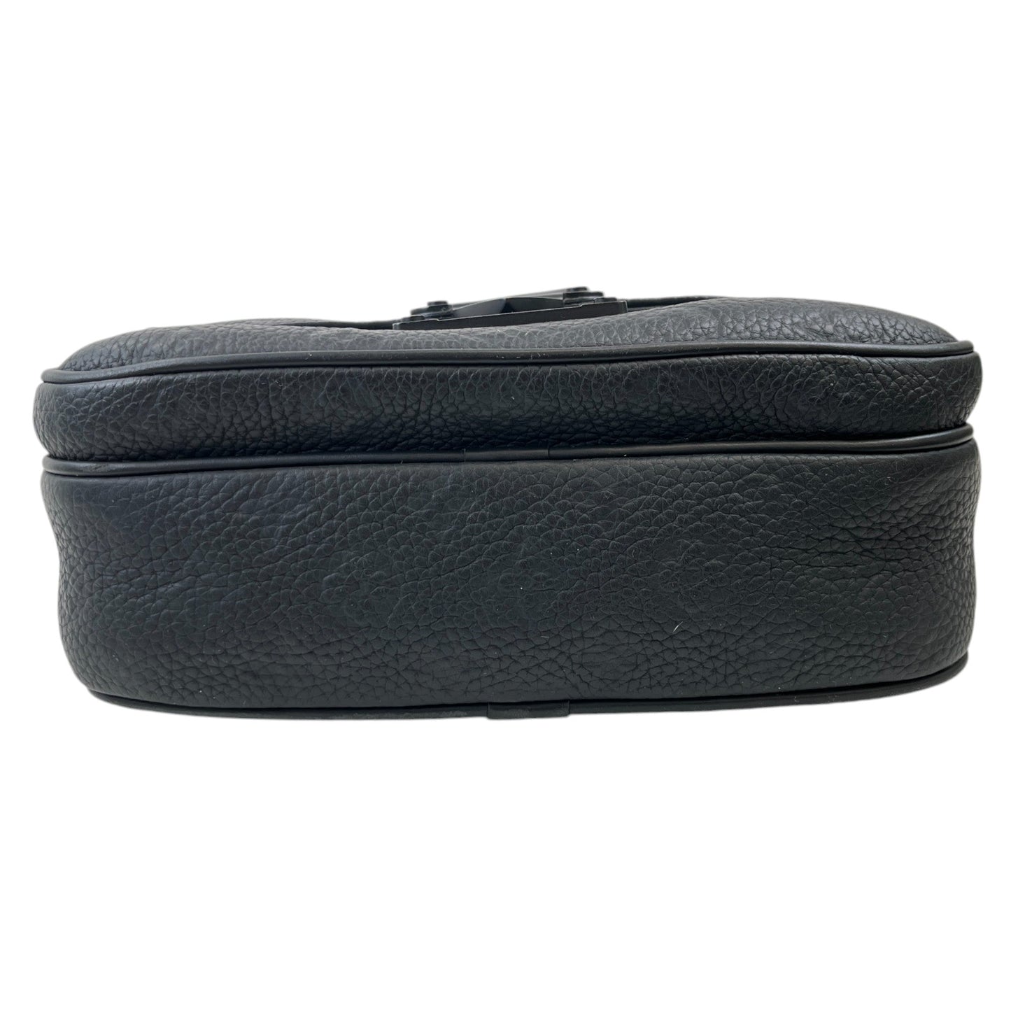 Men's S Lock Messenger Bag Black