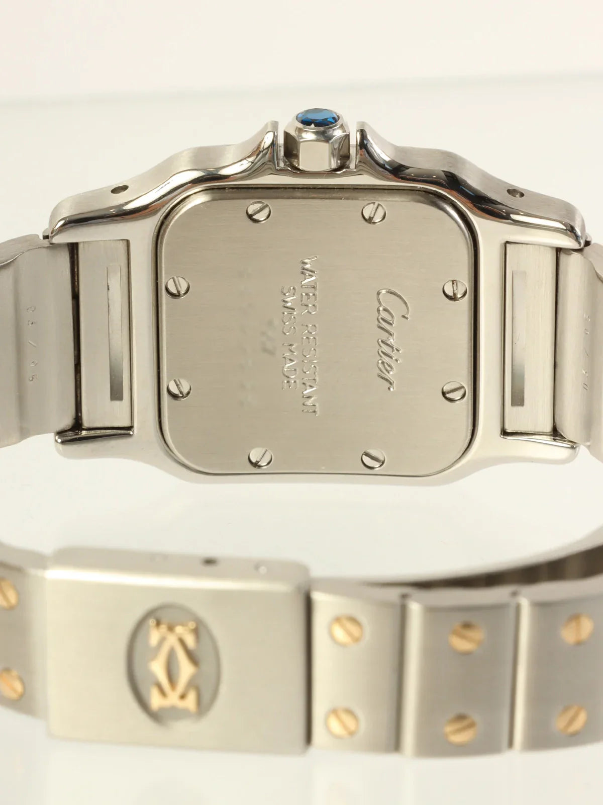 CARTIER Santos Garbe Sm Silver/Gold