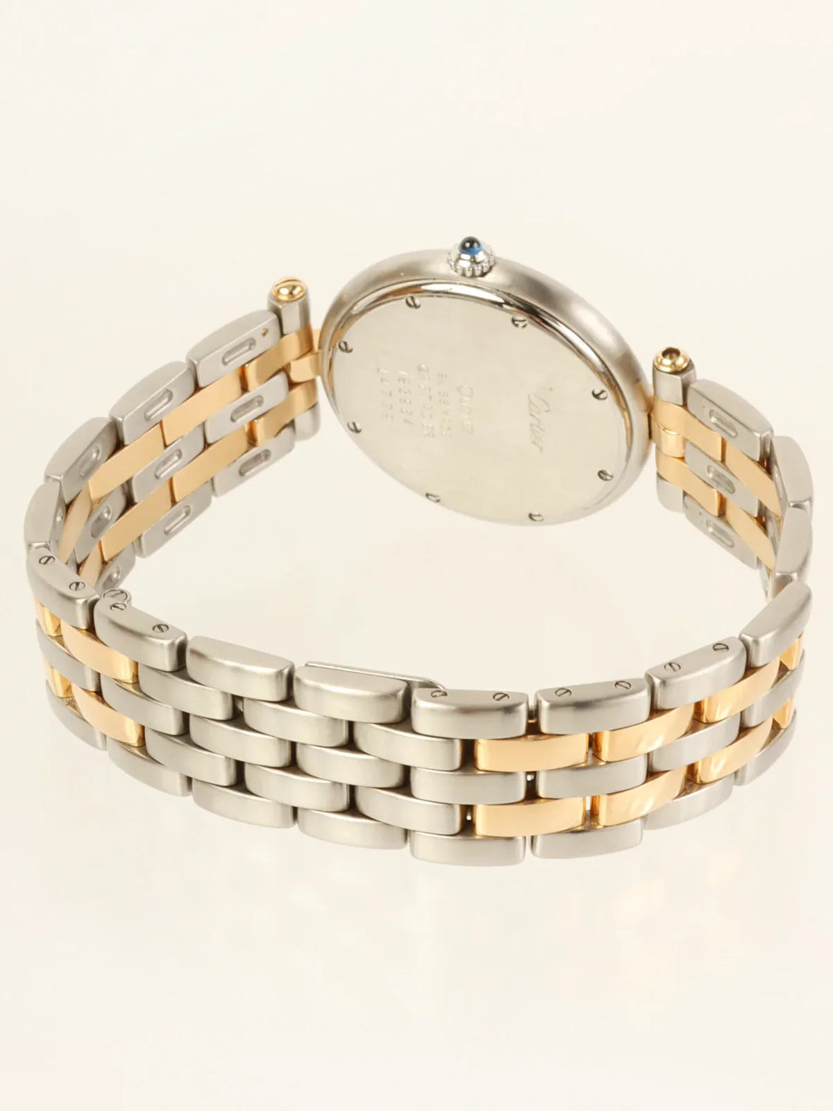 CARTIER Panthere Vendome Lm 2 Row Silver/Gold