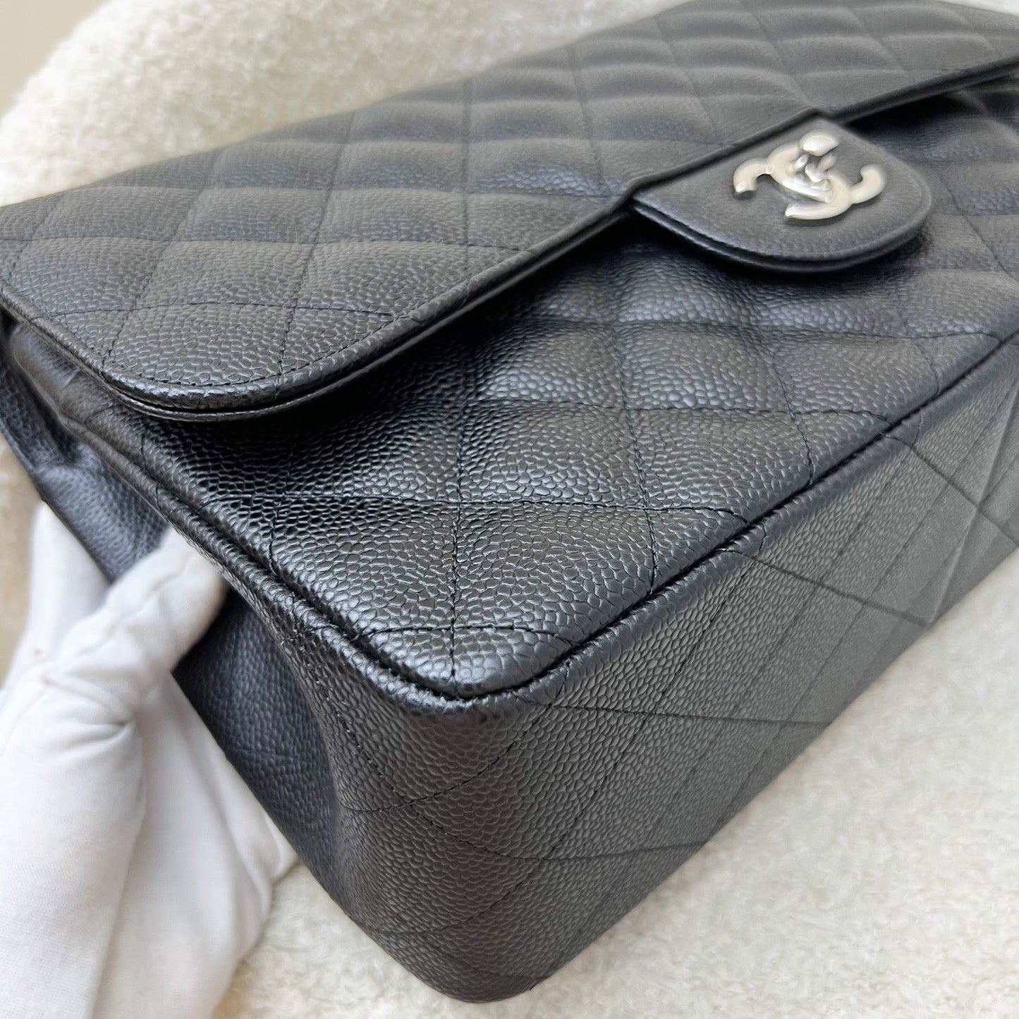 GLM-Jumbo Classic Flap DF in Black Caviar and SHW