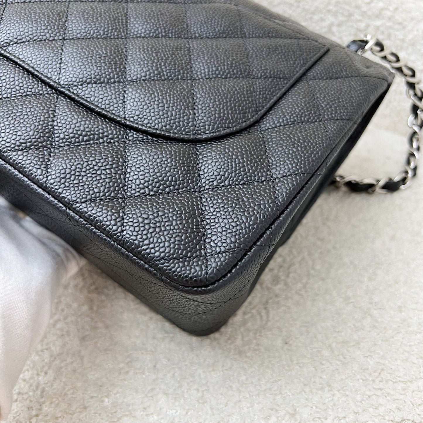GLM-Jumbo Classic Flap DF in Black Caviar and SHW