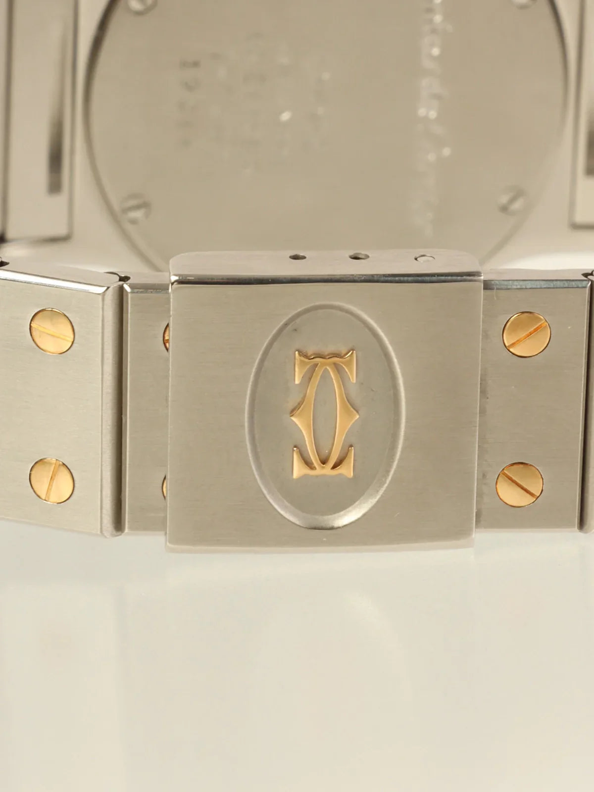 CARTIER Santos Octagon Lm Silver/Gold