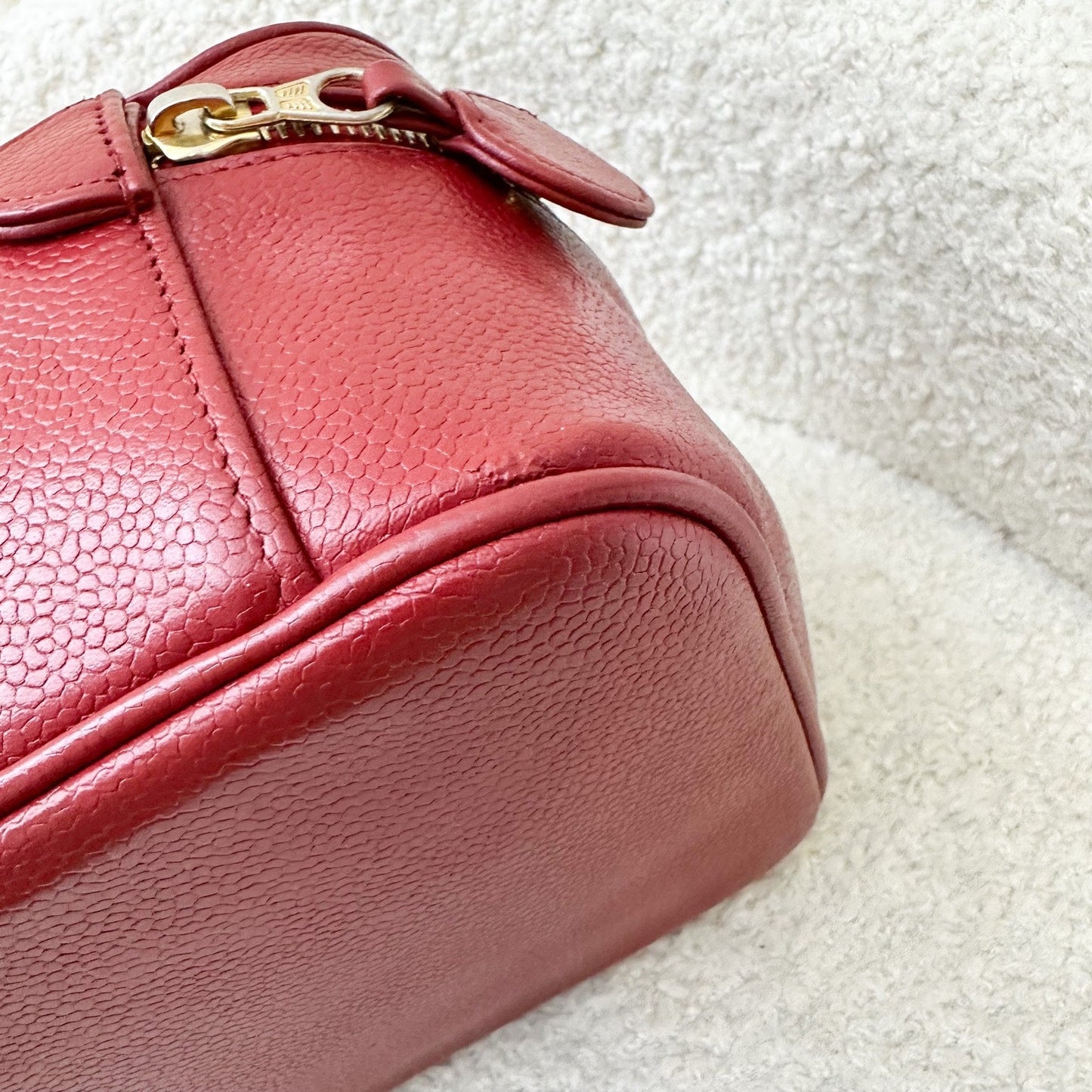 GLM- Vanity Case in Red Caviar and GHW