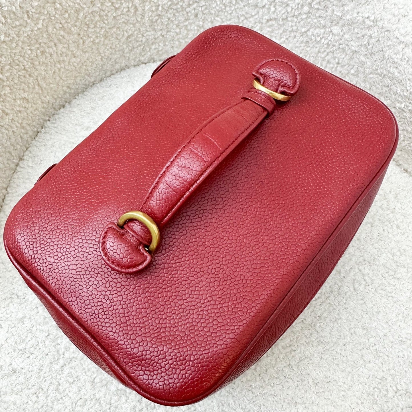 GLM- Vanity Case in Red Caviar and GHW