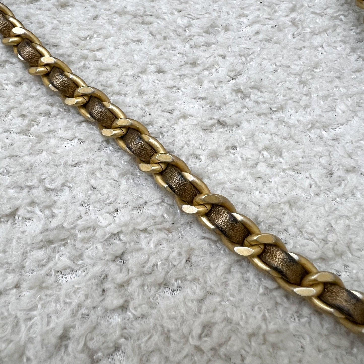 GLM-Seasonal Flap Bag in Gold Shiny Calfskin / Caviar and AGHW