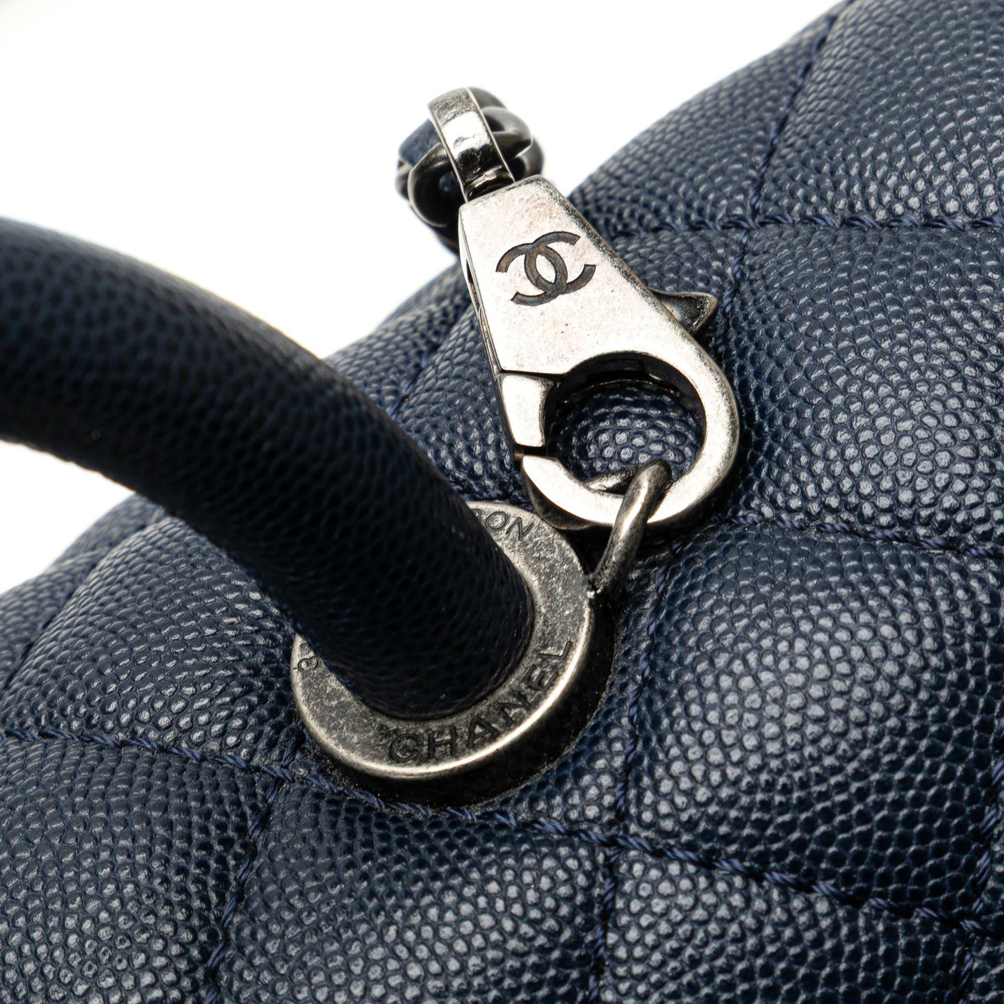 Chanel Large Caviar Coco Top Handle Bag