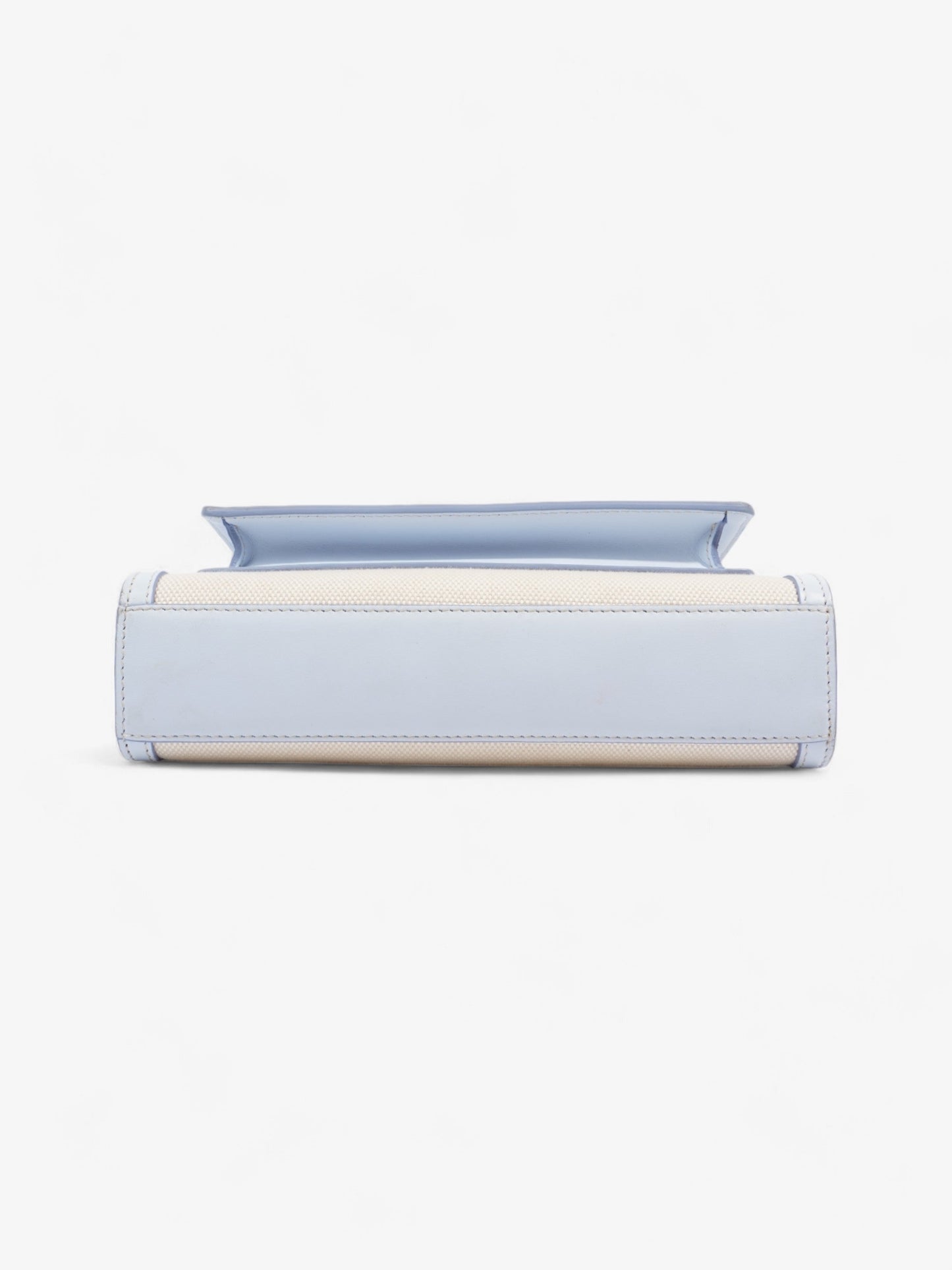 Burberry Pocket Bag Pale Blue / Cream Cotton Mini