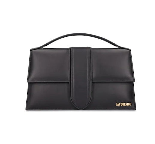 JACQUEMUS LE BAMBINOU LES CLASSIQUES LEATHER  FLAP BAG
