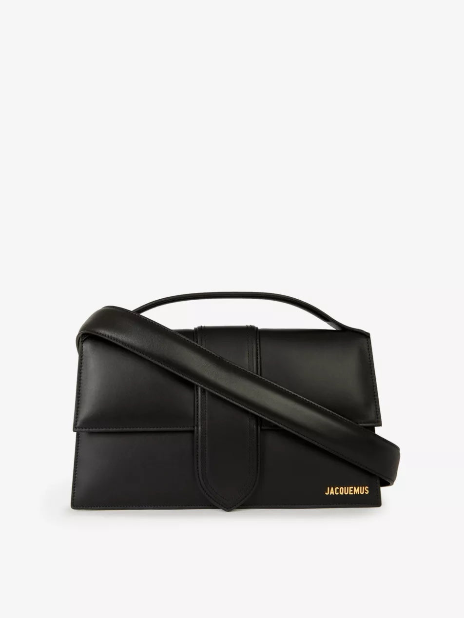 JACQUEMUS LE BAMBINOU LES CLASSIQUES LEATHER  FLAP BAG