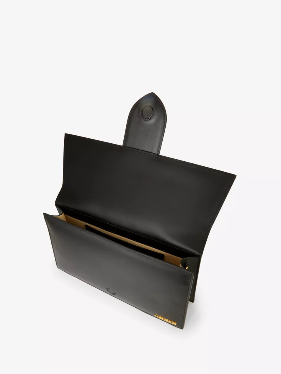 JACQUEMUS LE BAMBINOU LES CLASSIQUES LEATHER  FLAP BAG
