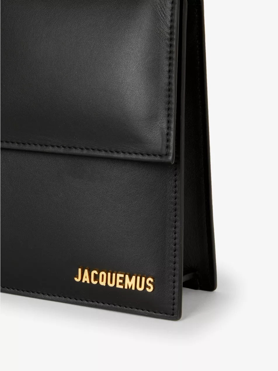 JACQUEMUS LE BAMBINOU LES CLASSIQUES LEATHER  FLAP BAG