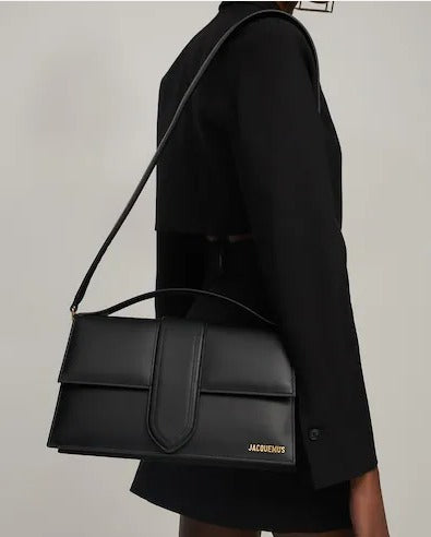JACQUEMUS LE BAMBINOU LES CLASSIQUES LEATHER  FLAP BAG