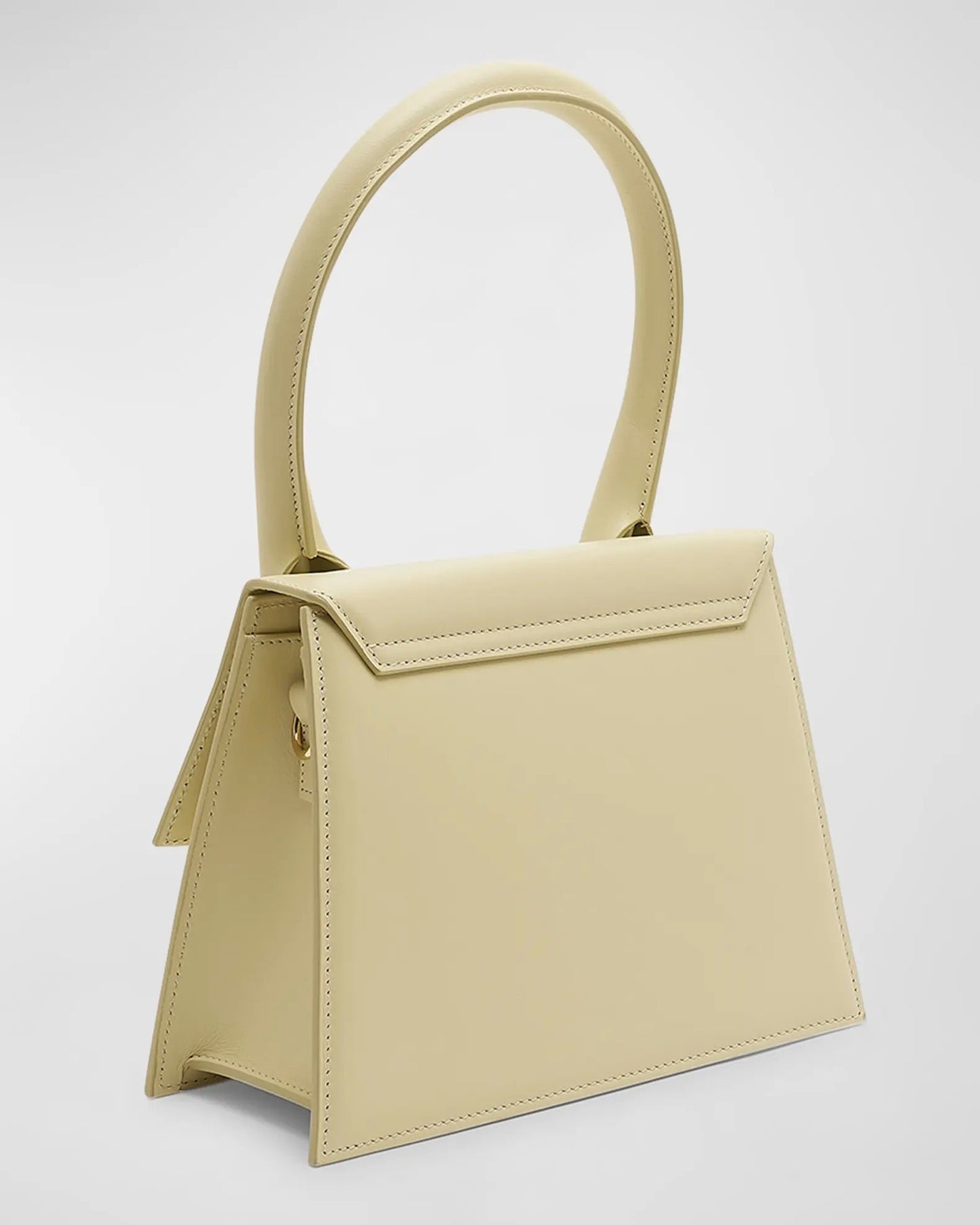 JACQUEMUS LE GRAND CHIQUITO CALFSKIN LEATHER TOP HANDLE BAG