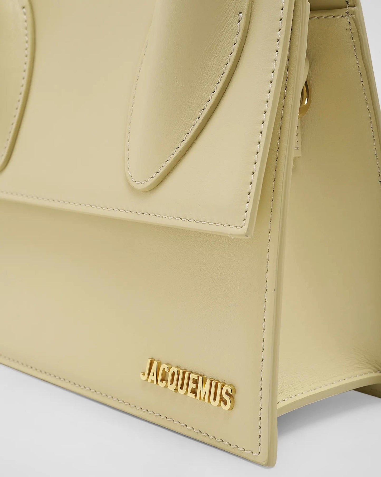 JACQUEMUS LE GRAND CHIQUITO CALFSKIN LEATHER TOP HANDLE BAG