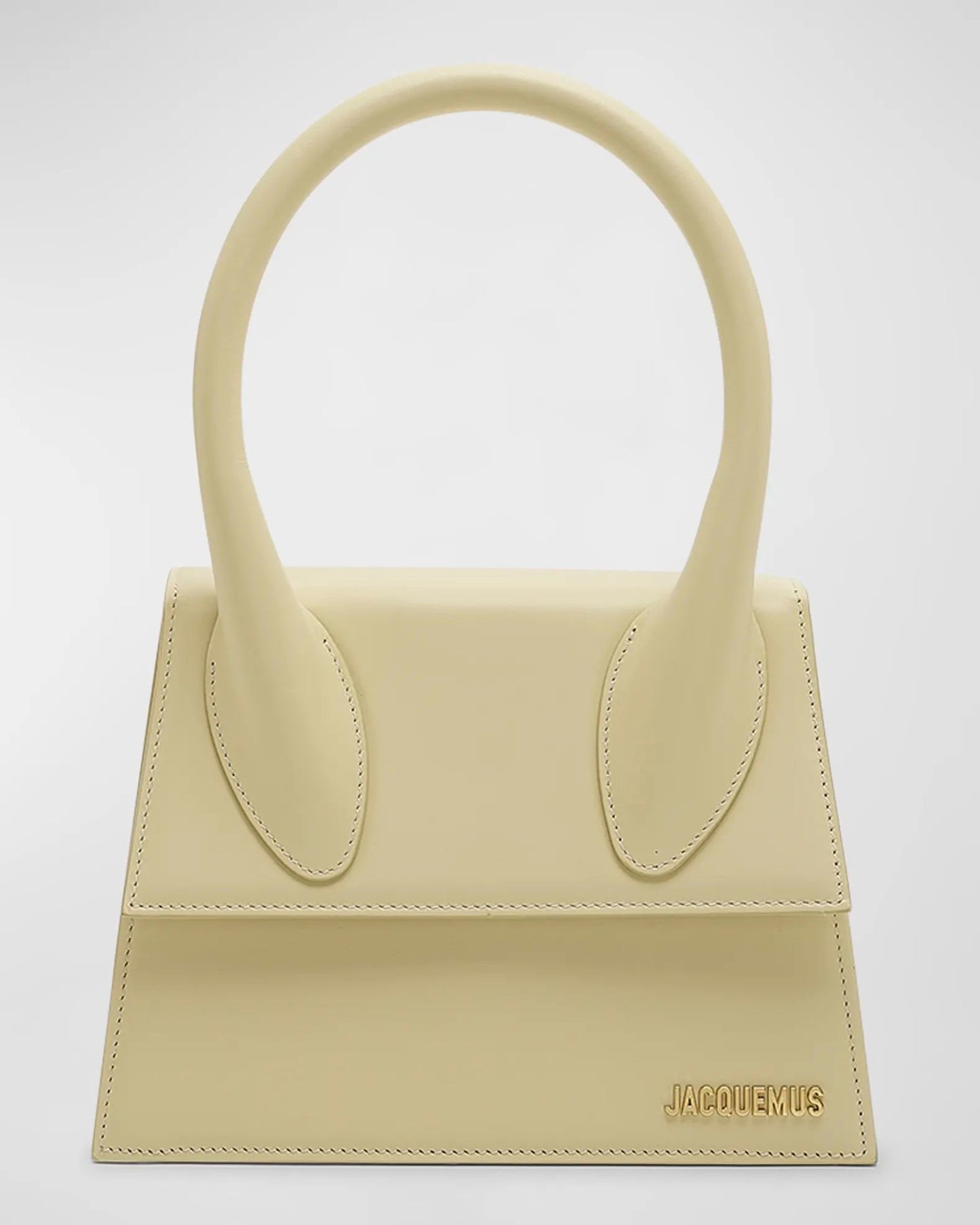 JACQUEMUS LE GRAND CHIQUITO CALFSKIN LEATHER TOP HANDLE BAG
