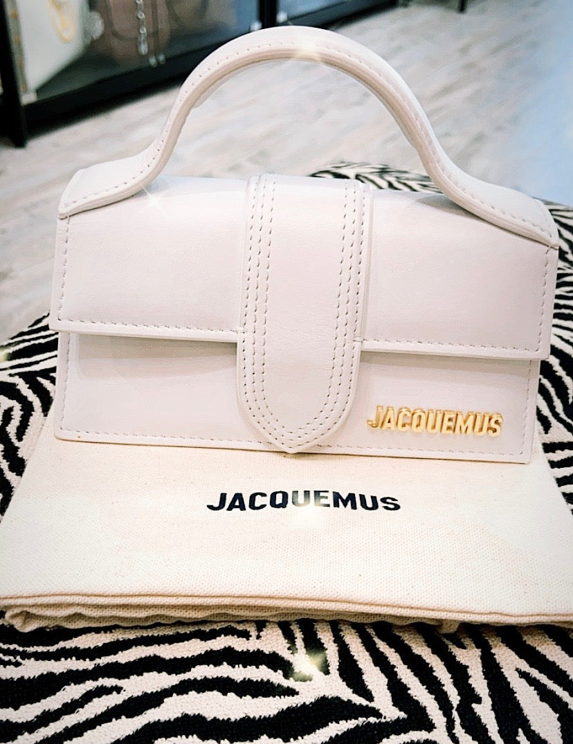 JACQUEMUS LE BAMBINO LEATHER CROSSBODY BAG