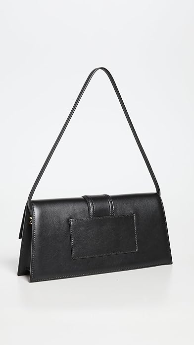 JACQUEMUS LE BAMBINO LONG CALFSKIN LEATHER SHOULDER BAG
