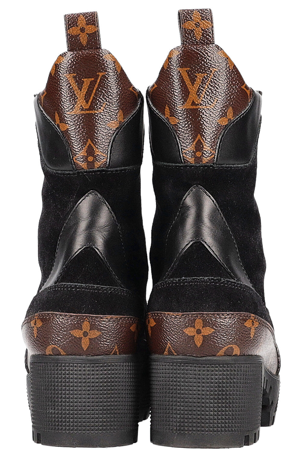 LOUIS VUITTON Laureate Boots MNG Black