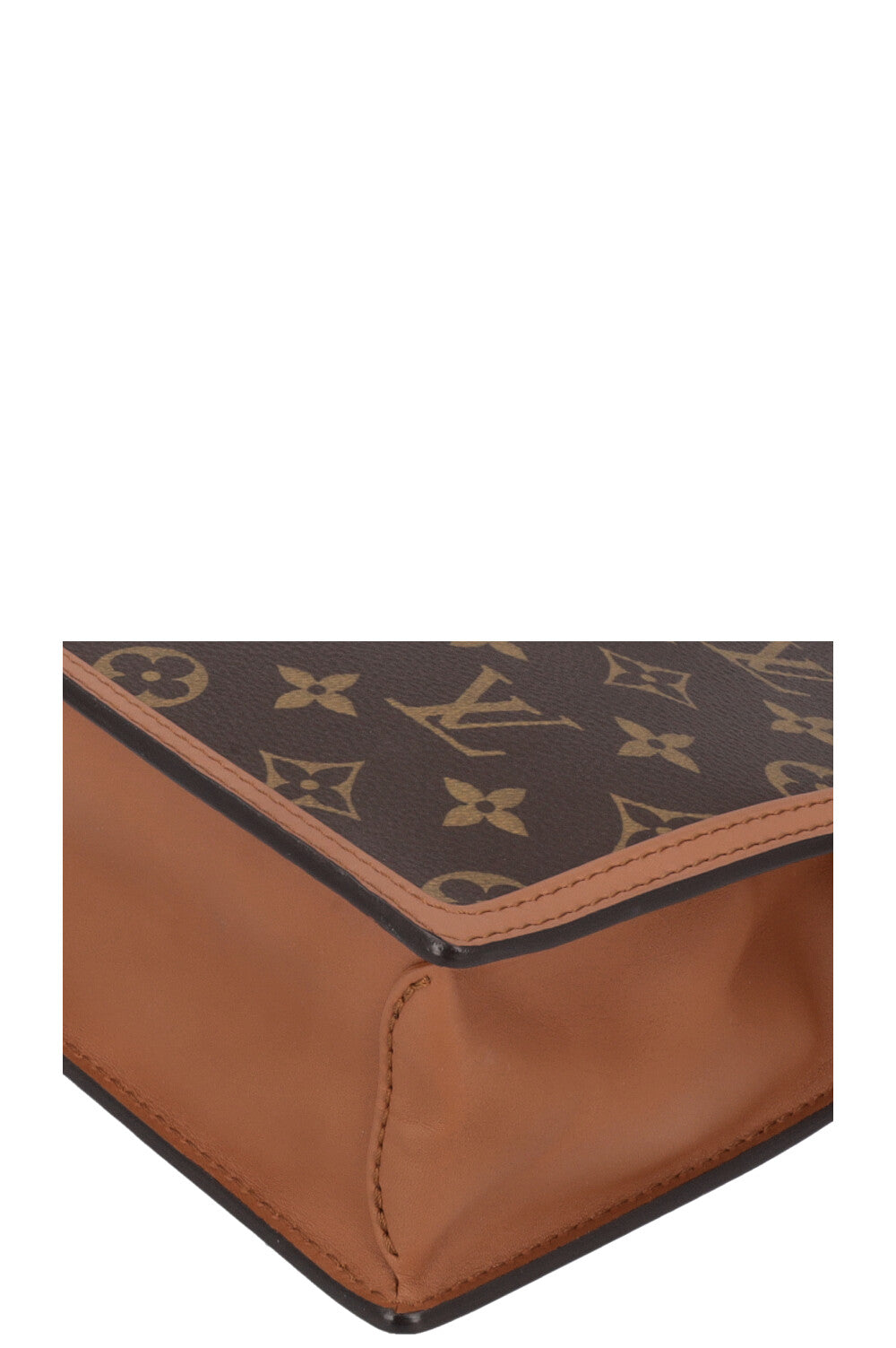 LOUIS VUITTON Reverse Dauphine Clutch MNG Canvas