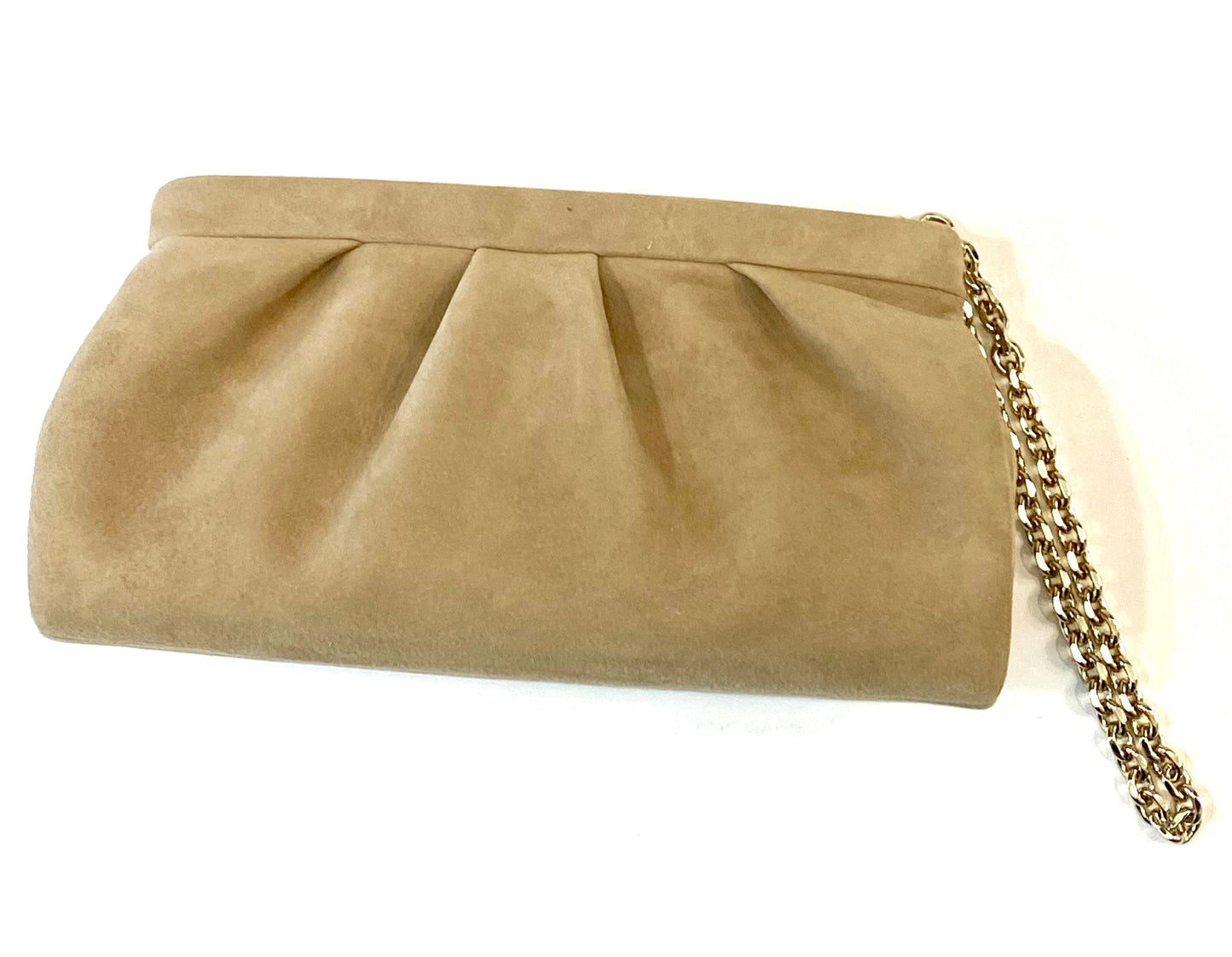 JIMMY CHOO SUEDE CLUTCH BAG