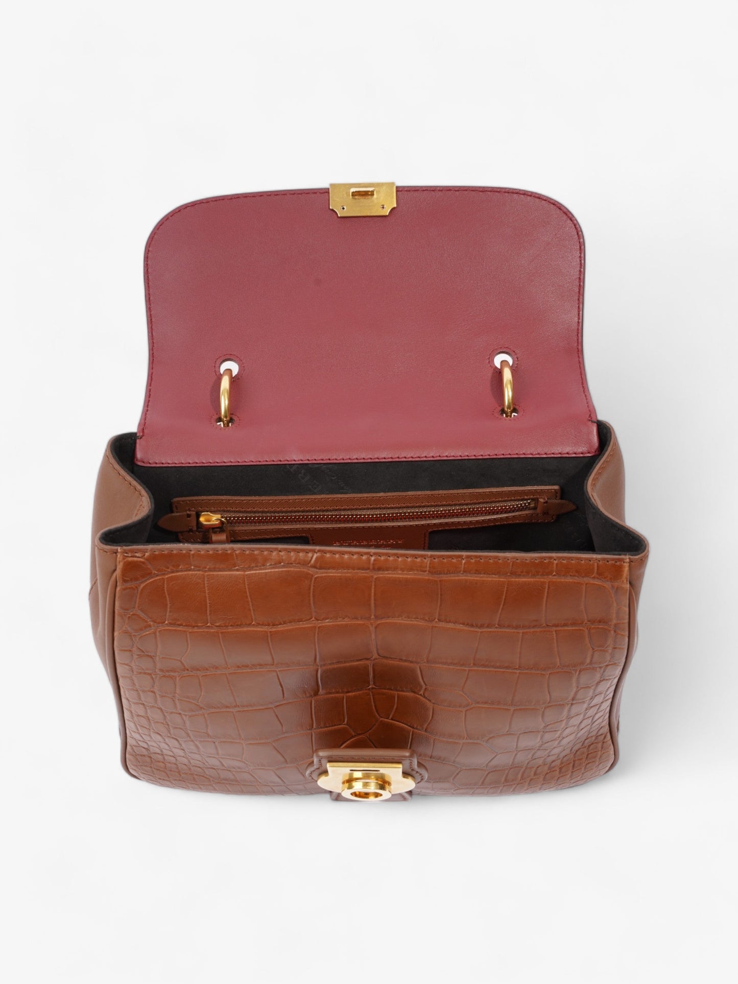 Burberry DK88 Pink / Brown Leather