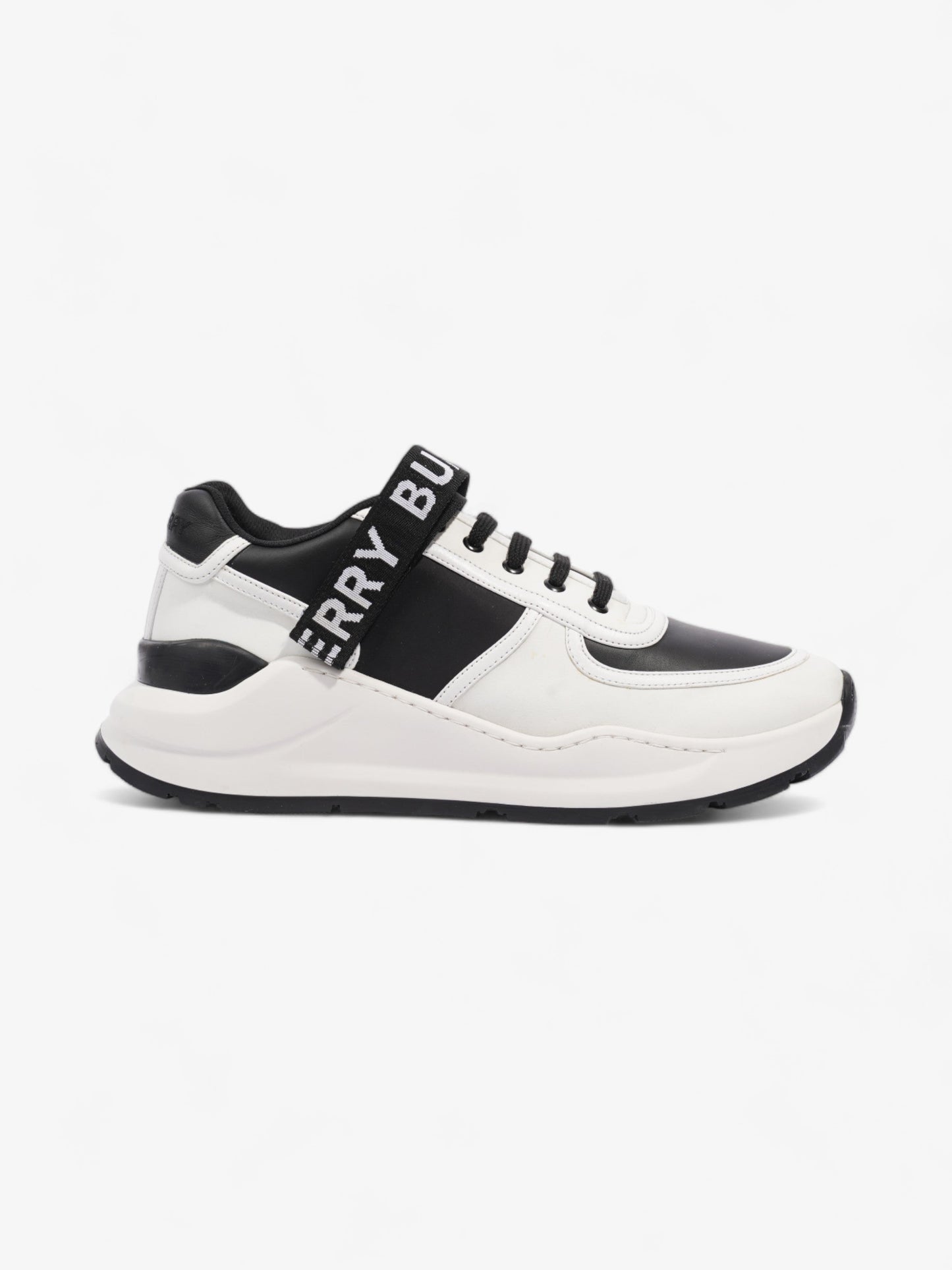 Burberry Ronnie Black / White Leather EU 44 UK 10