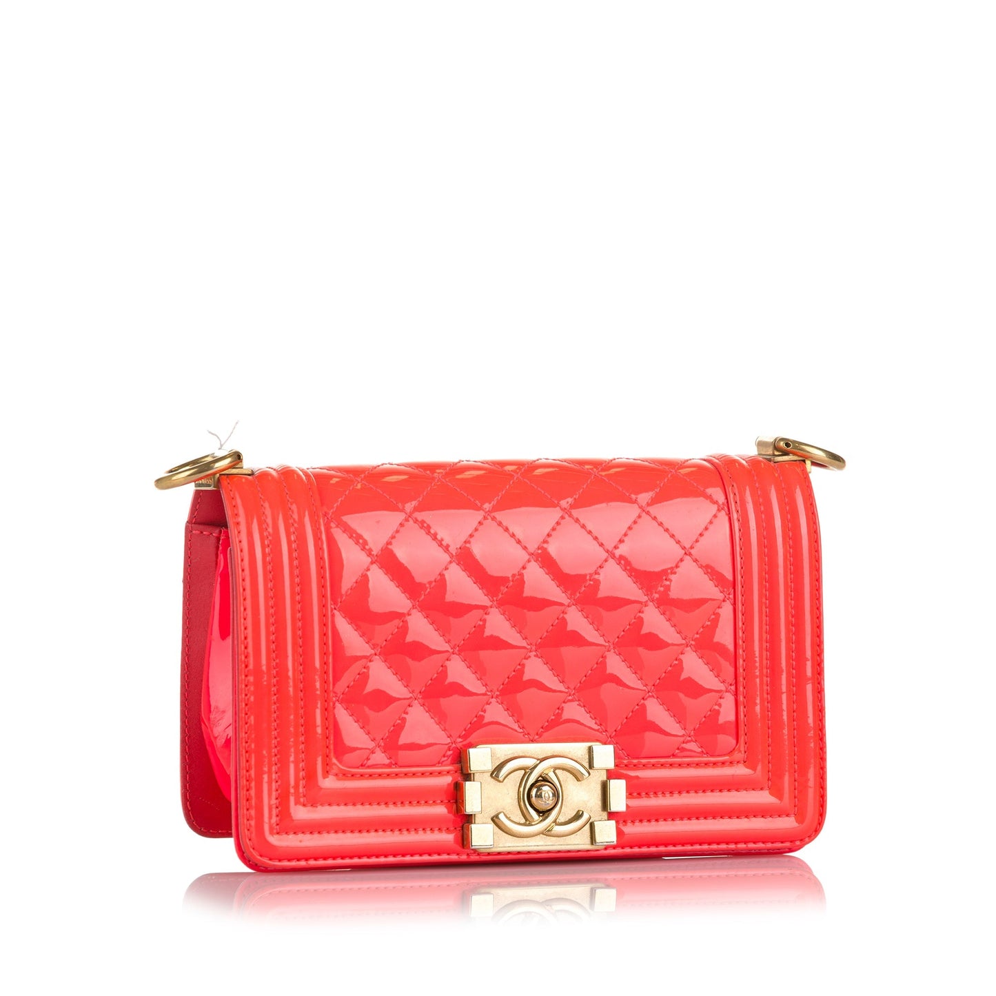 Chanel Small Patent Boy Bag
