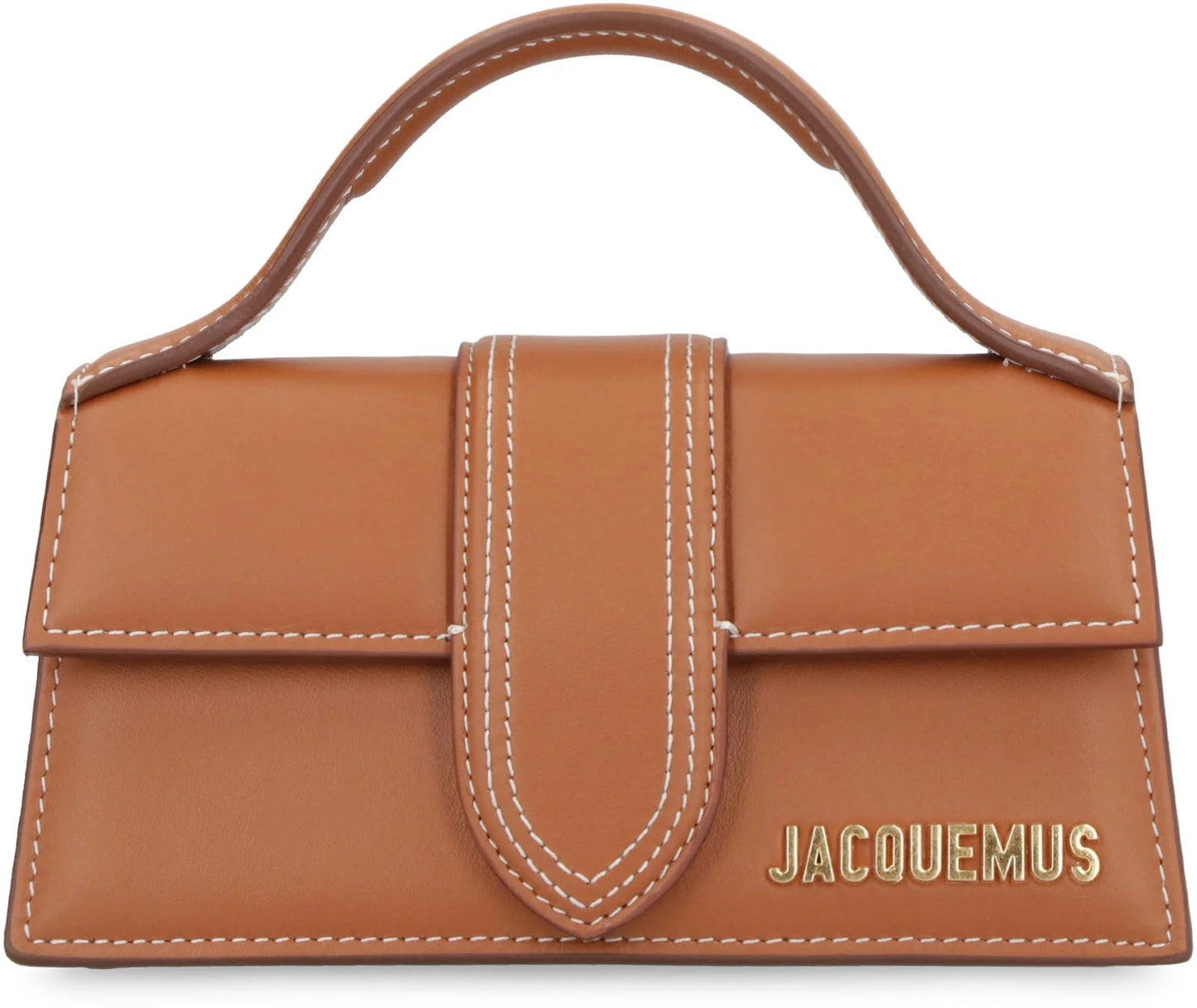 JACQUEMUS LE GRANDE BAMBINO CALFSKIN LEATHER CROSSBODY BAG