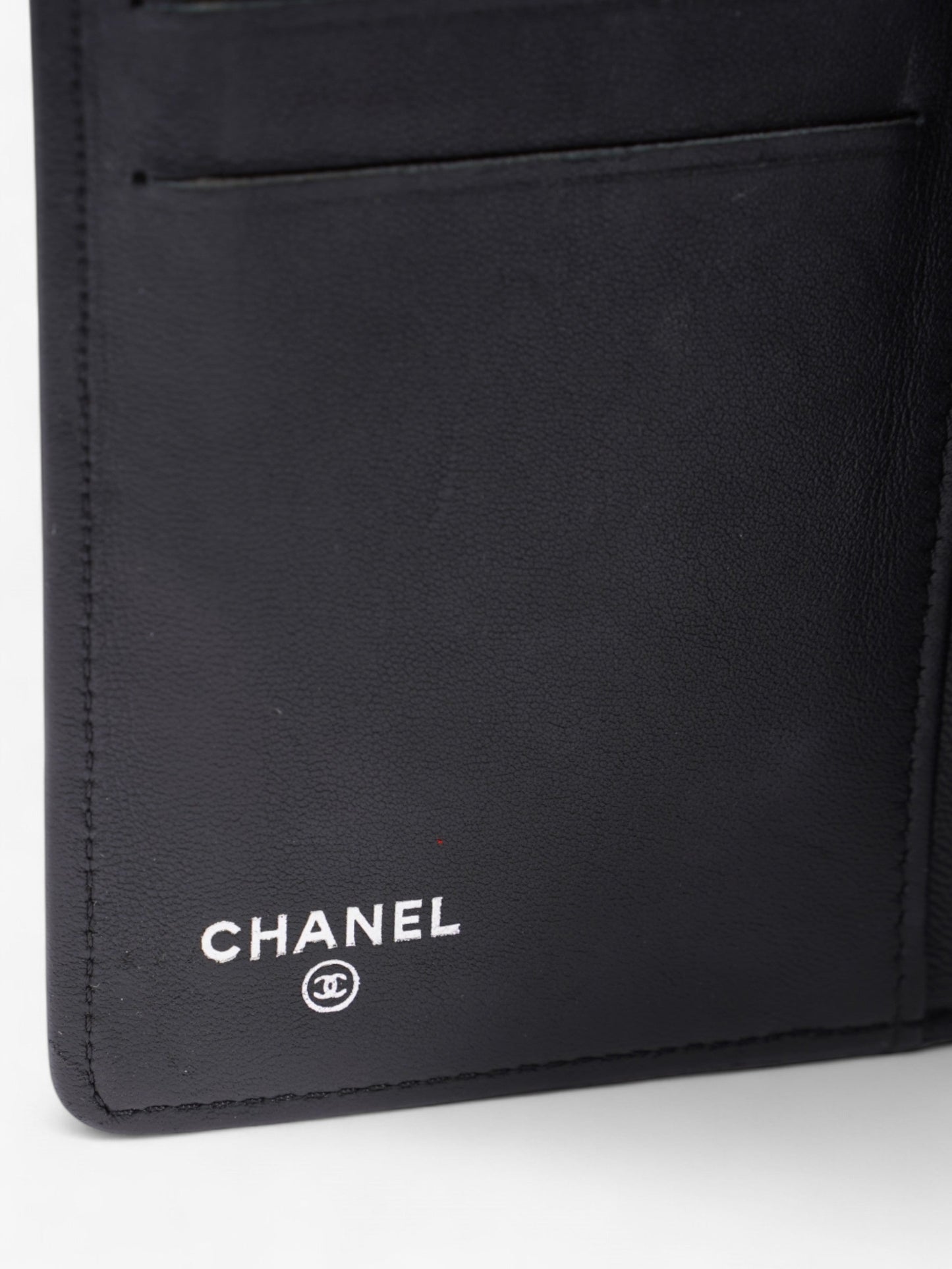 Chanel Boy Wallet Black Lambskin Leather