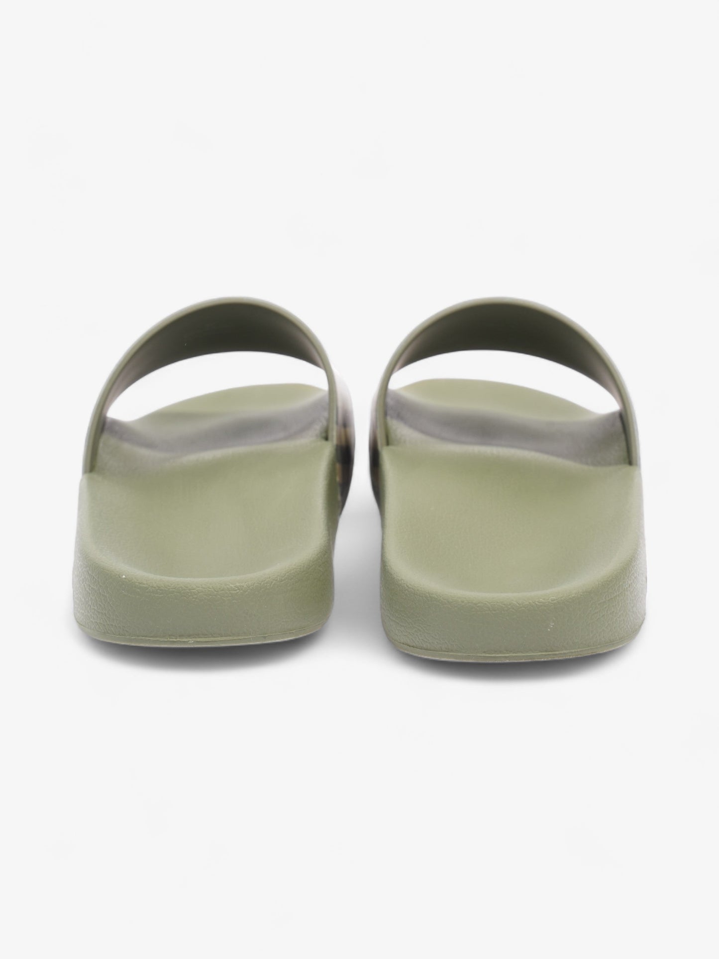 Burberry Furley Slides Khaki / Black Rubber EU 39 UK 6
