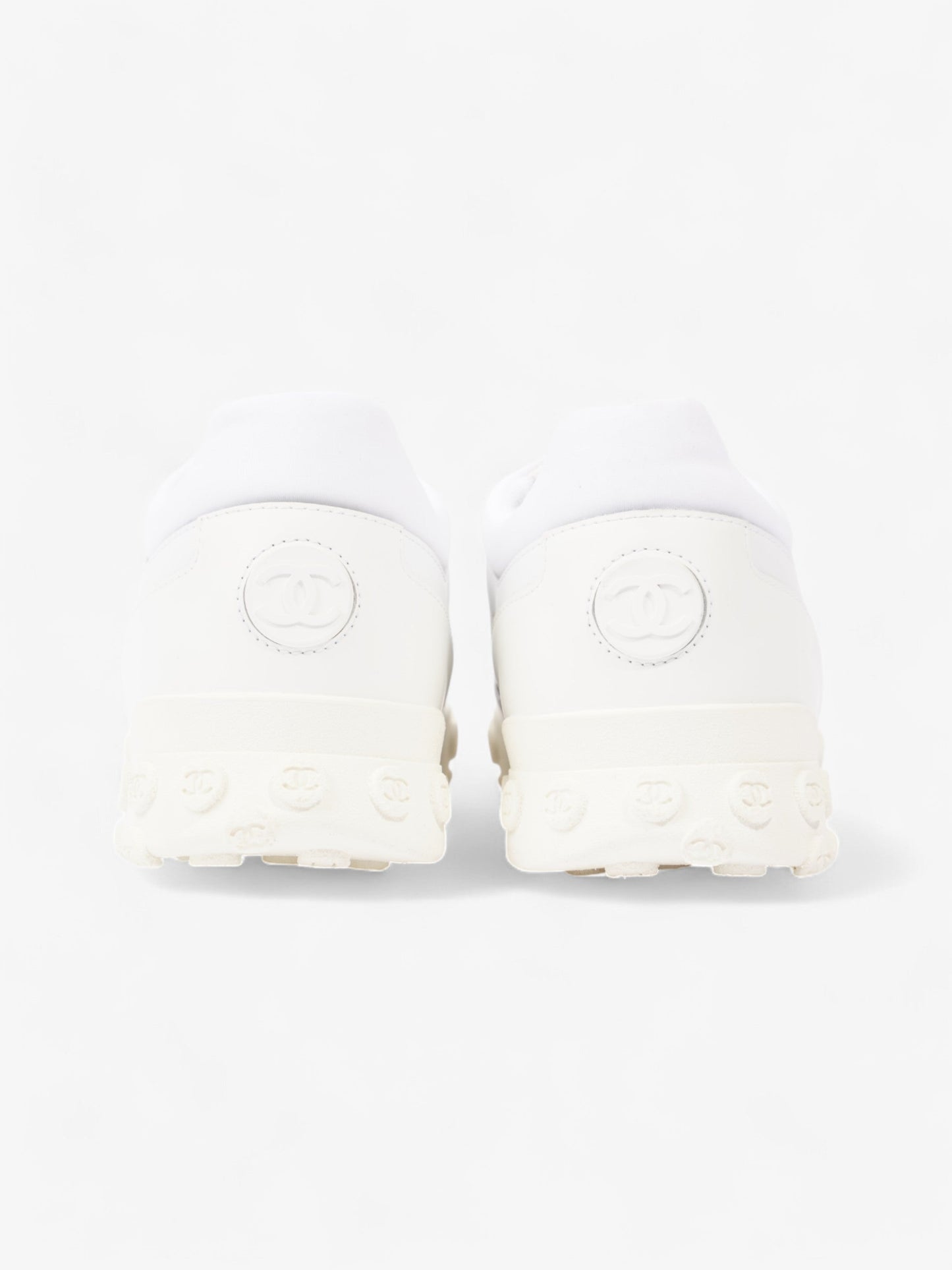 Chanel CC Sneakers White  / Black Mesh EU 42 UK 8