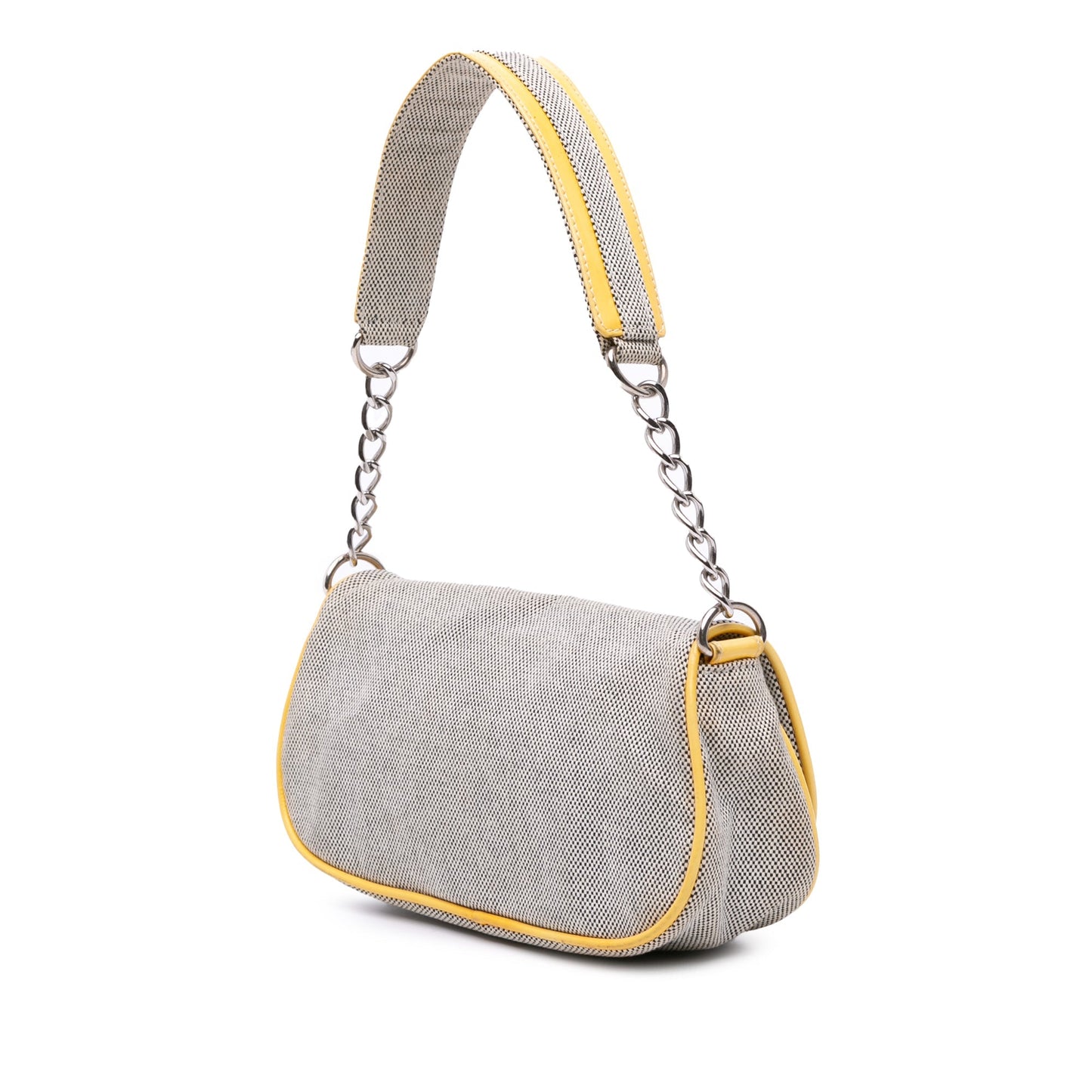 Chanel Canvas Cc Camellia No. 5 Shoulder Bag