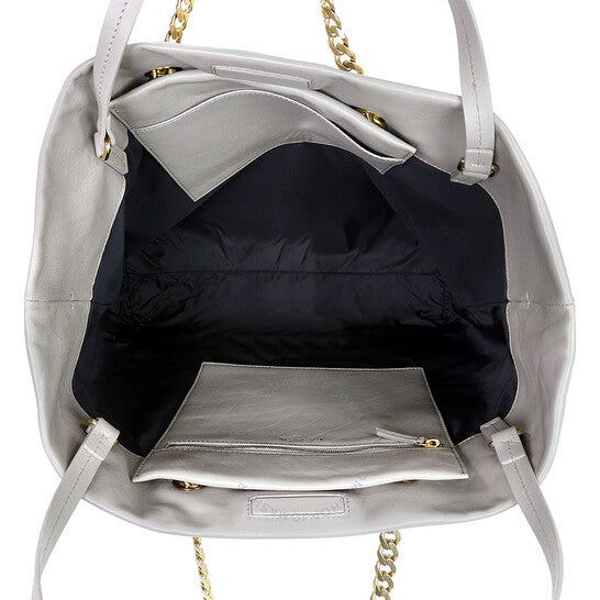 LANVIN SUGAR CARRY ME LAMBSKIN LEATHER MEDIUM SHOPPER TOTE BAG