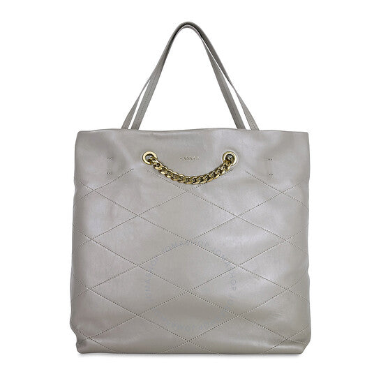 LANVIN SUGAR CARRY ME LAMBSKIN LEATHER MEDIUM SHOPPER TOTE BAG
