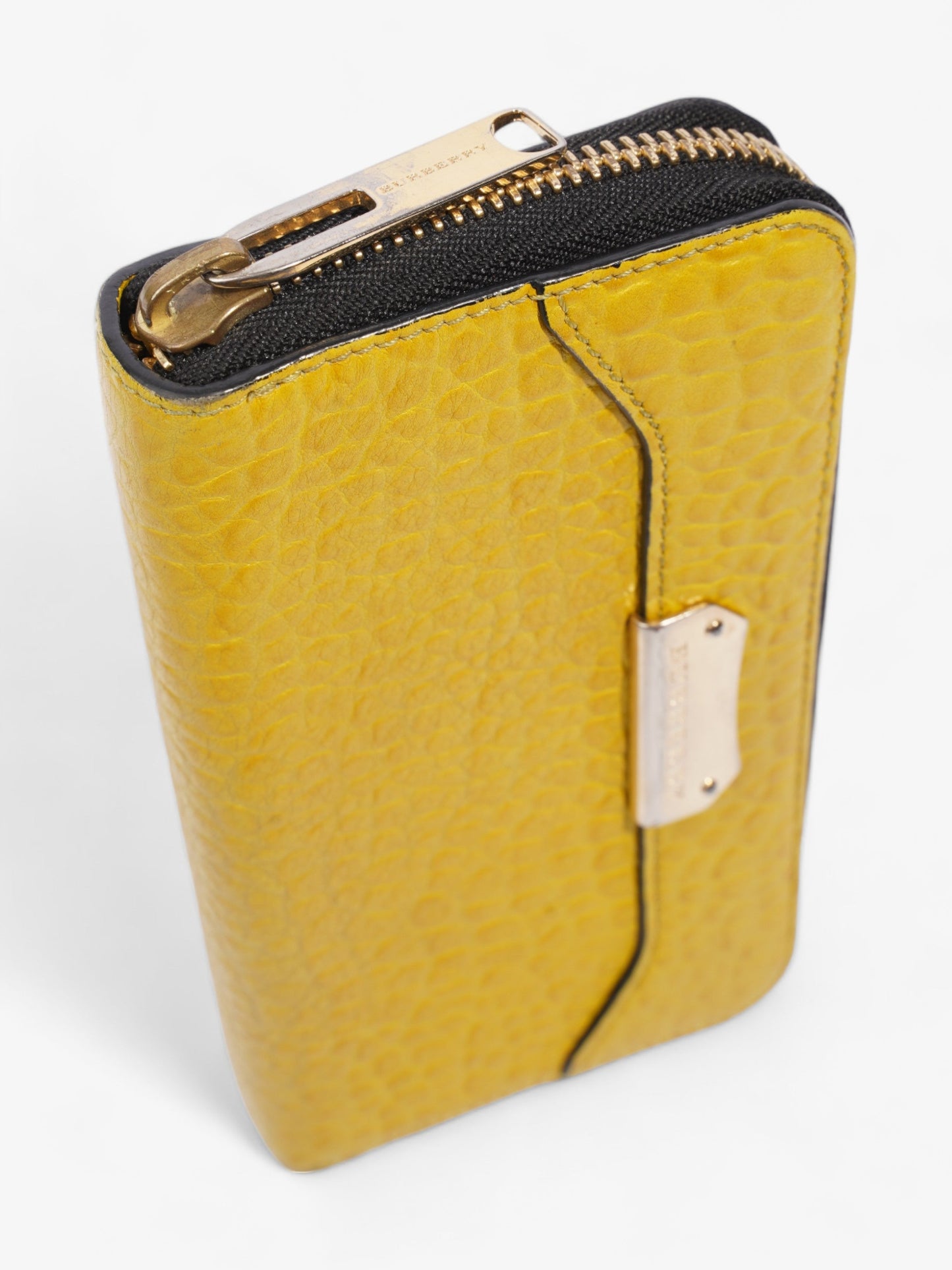 Burberry Heritage Penrose Wallet Yellow Leather
