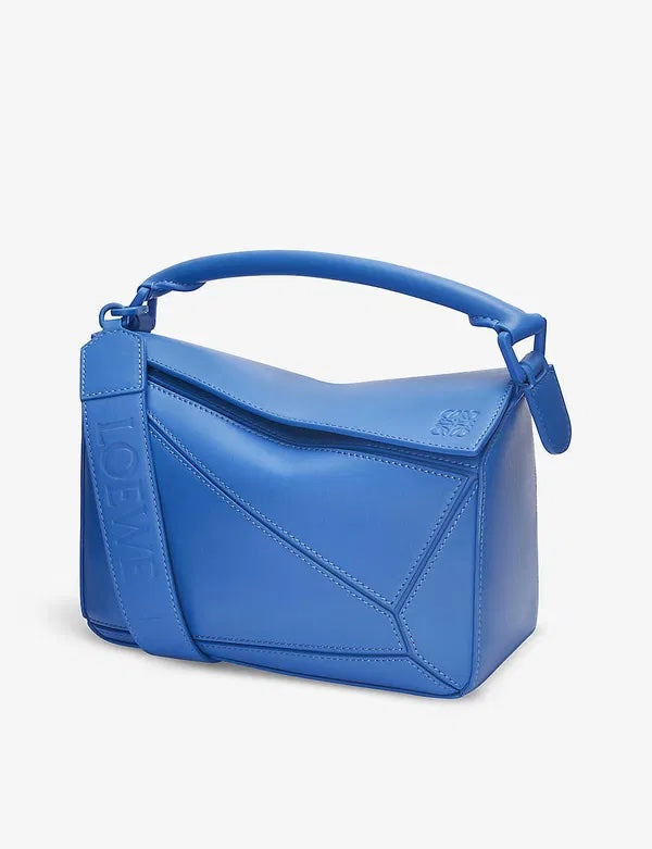 LOEWE CALFSKIN LEATHER MEDIUM PUZZLE SHOULDER BAG