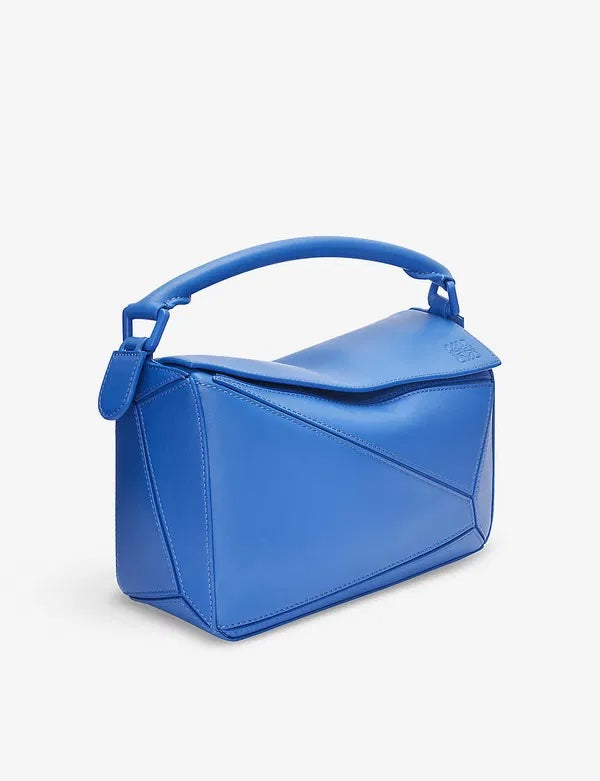 LOEWE CALFSKIN LEATHER MEDIUM PUZZLE SHOULDER BAG
