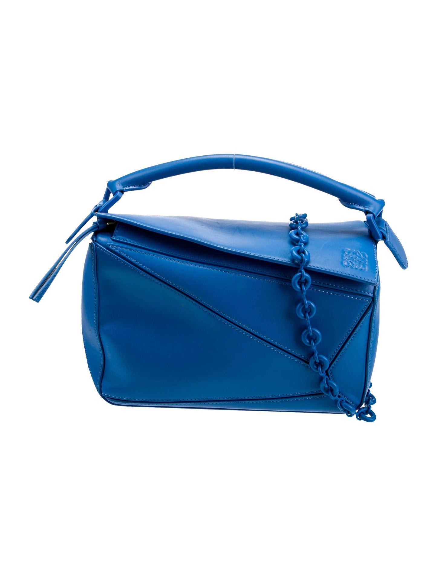 LOEWE CALFSKIN LEATHER MEDIUM PUZZLE SHOULDER BAG
