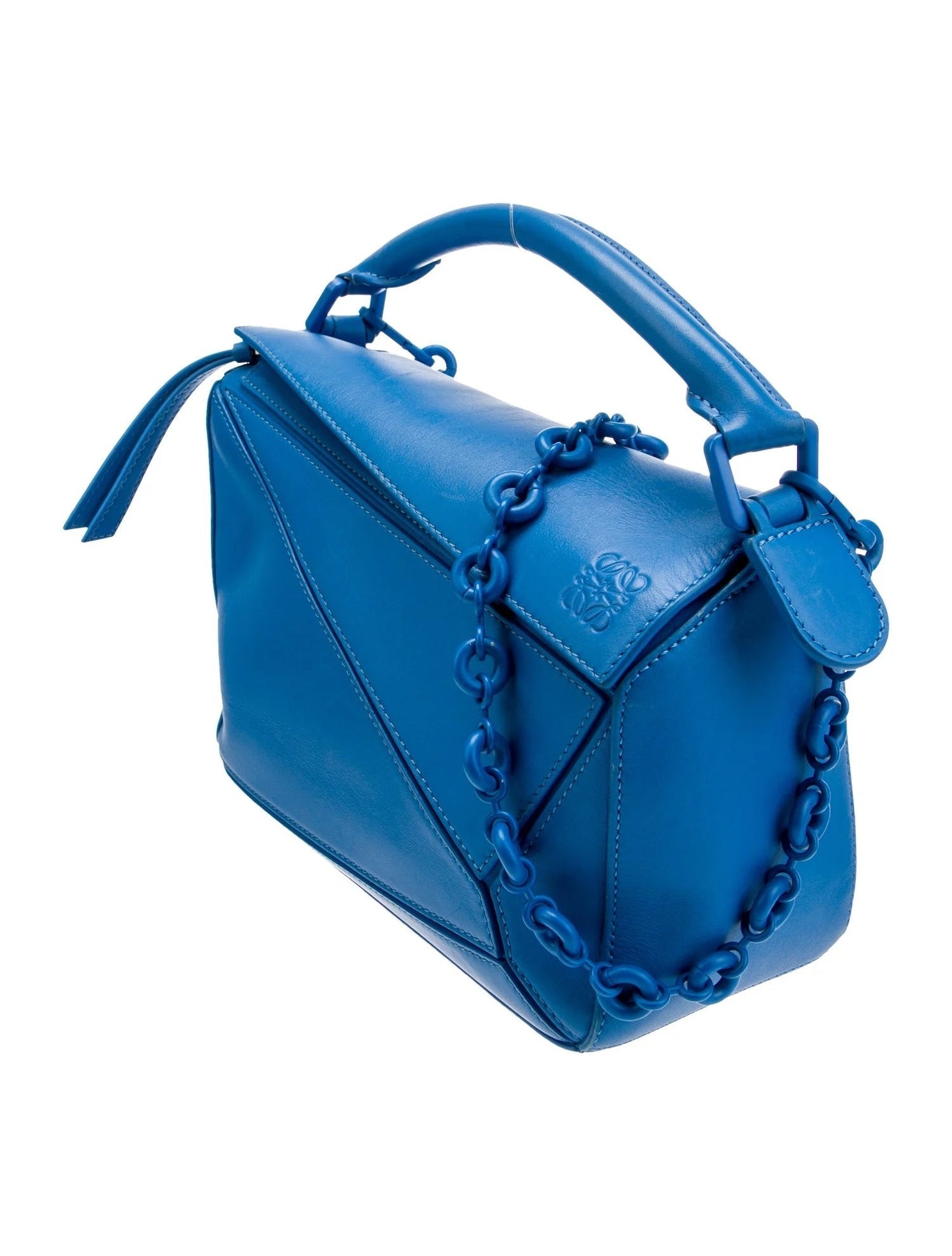 LOEWE CALFSKIN LEATHER MEDIUM PUZZLE SHOULDER BAG