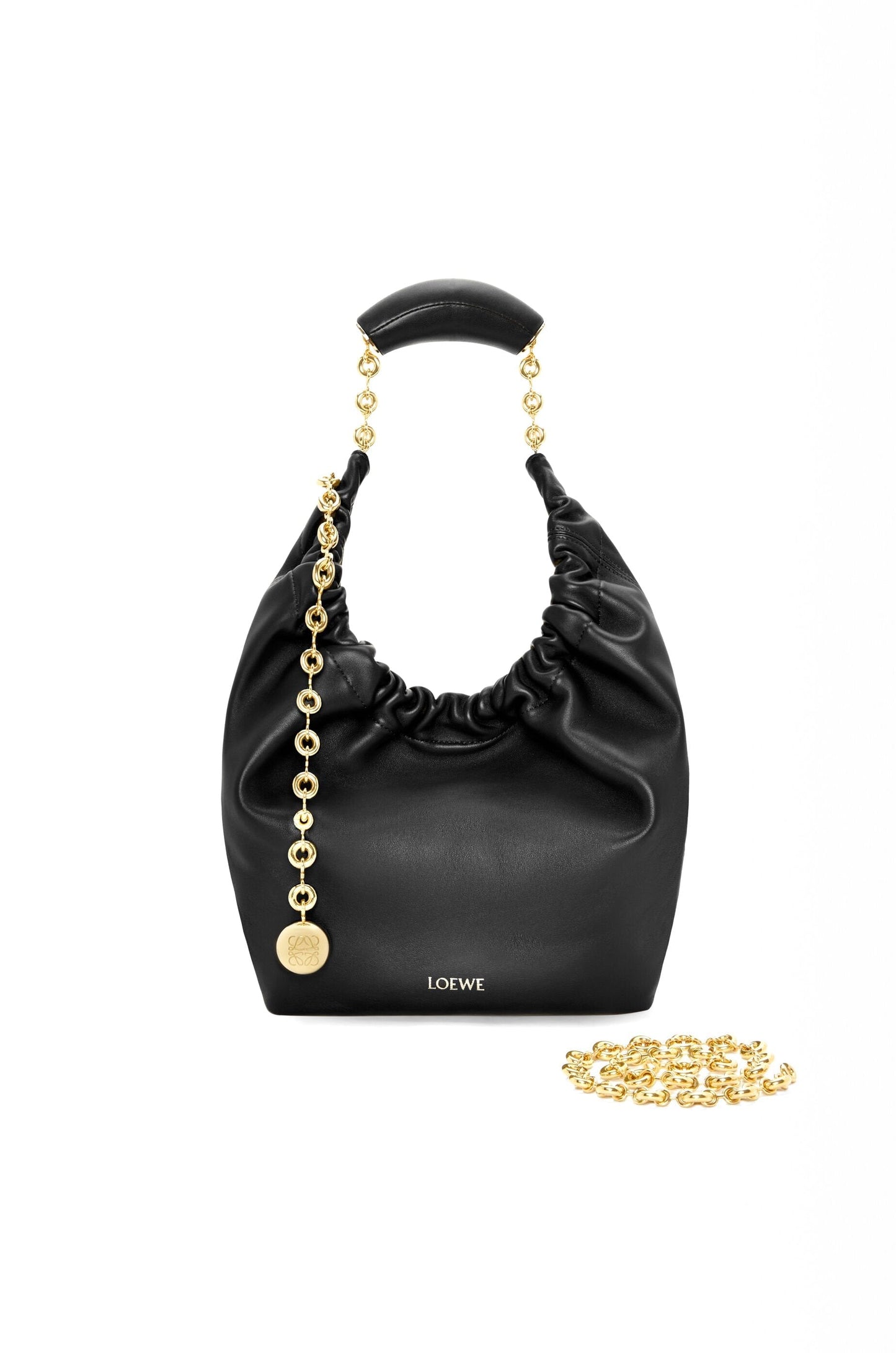 LOEWE SQUEEZE NAPPA LEATHER SMALL SHOULDER BAG