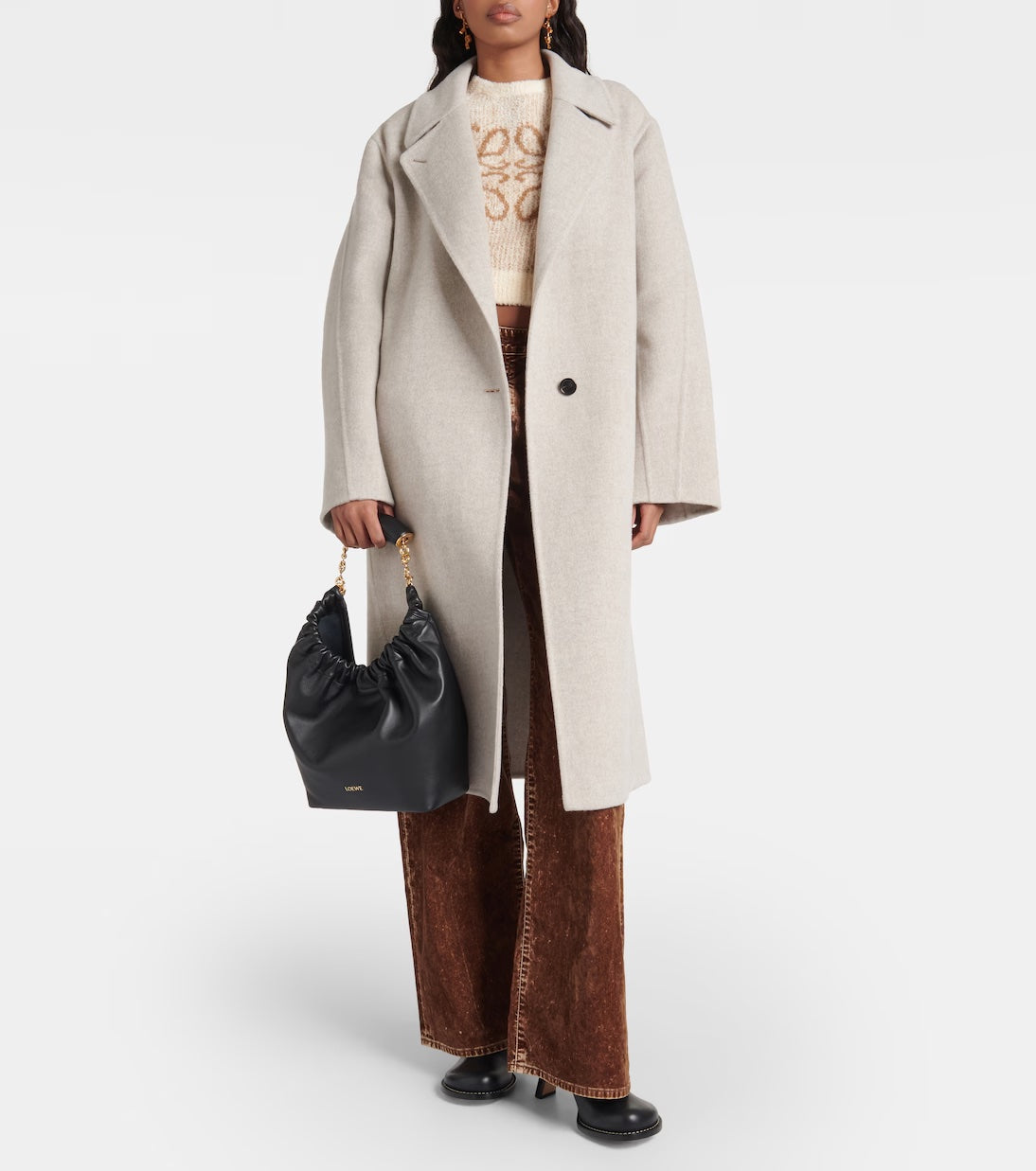 LOEWE SQUEEZE NAPPA LEATHER SMALL SHOULDER BAG